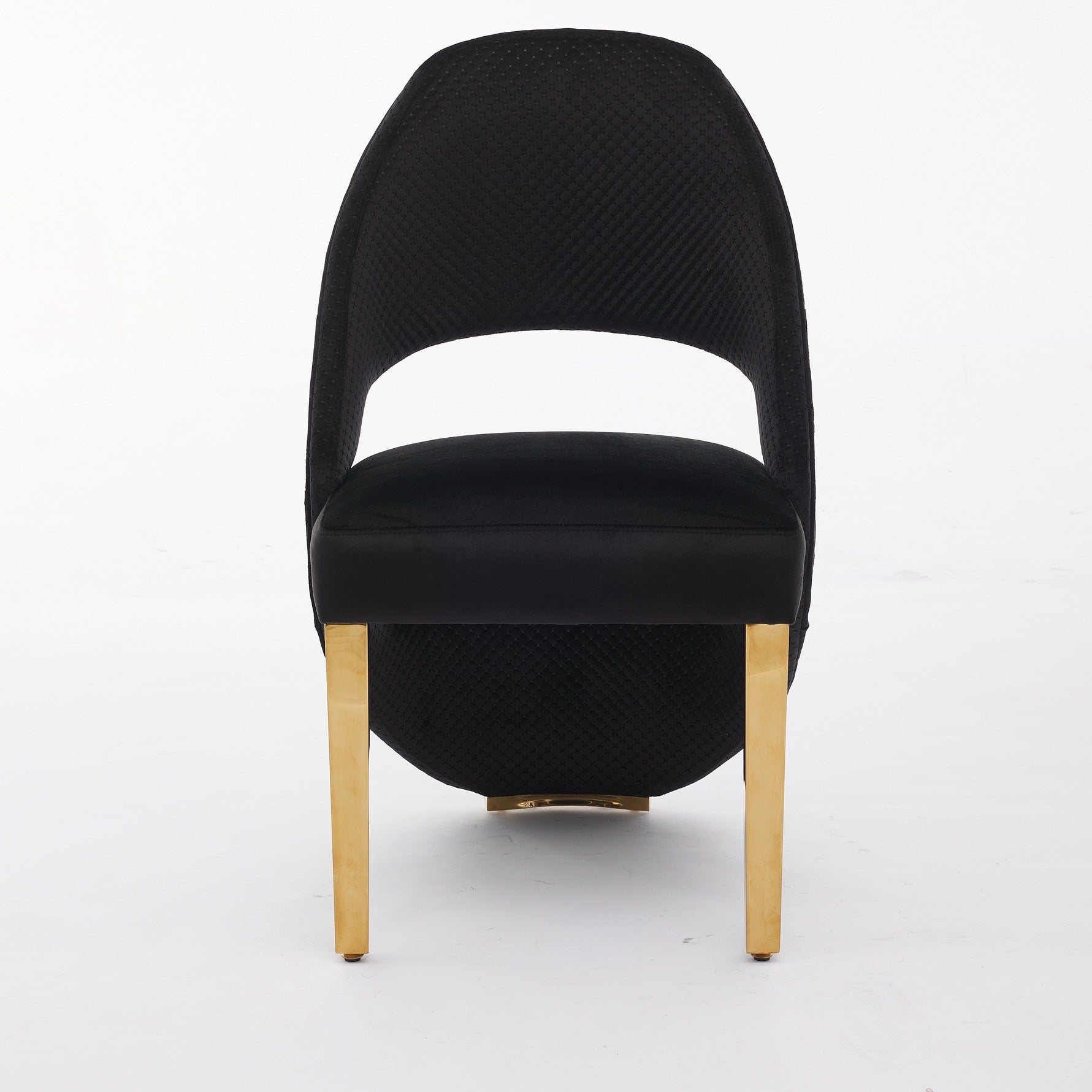 Arianna Marble & Gold Dining Table With Santos Curve Velvet Chairs Gold Legs