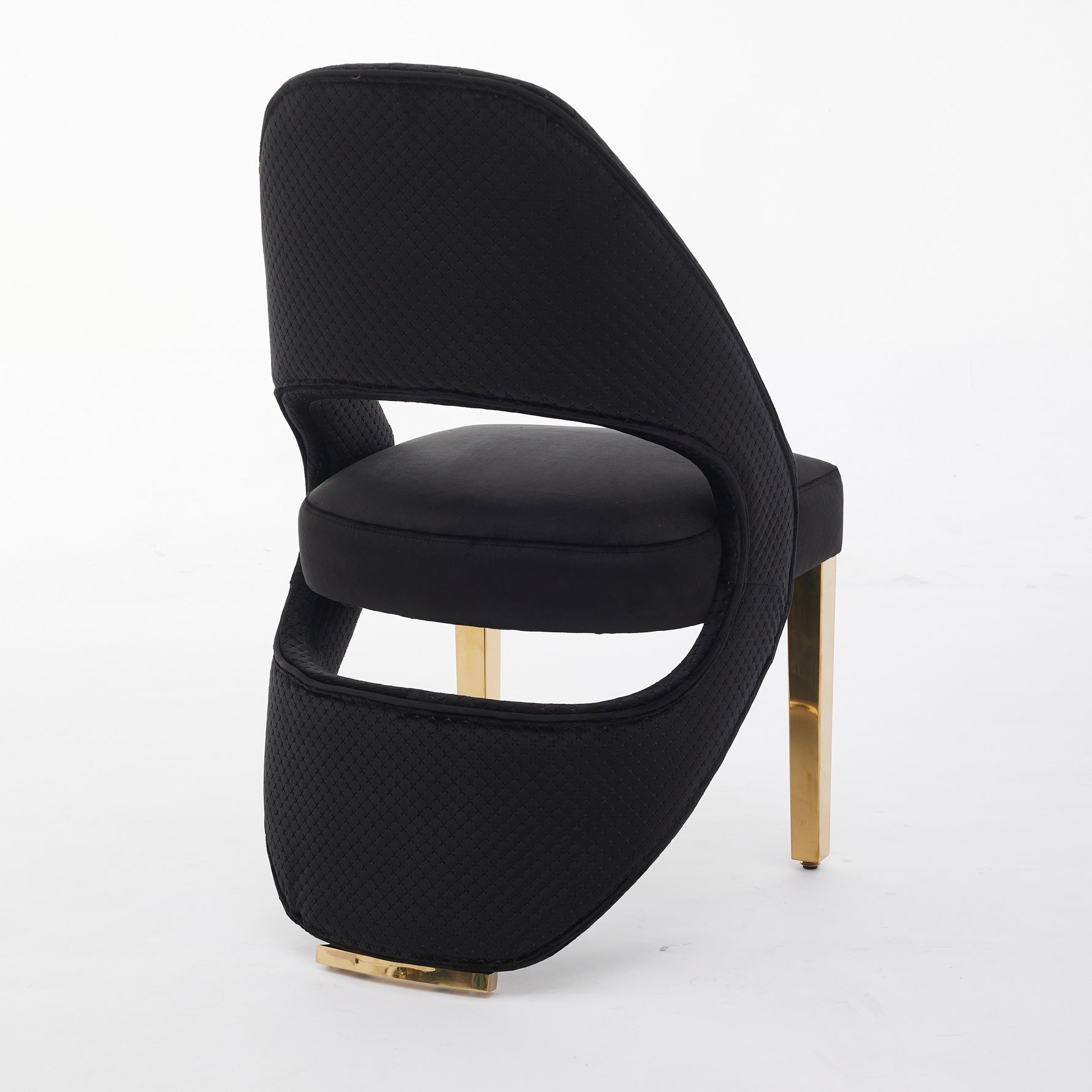 Arianna 160cm Marble & Gold Dining Table With Santos Curve Velvet Chairs Gold Legs