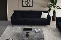 Albany Sofa Range in Black Lux Boucle