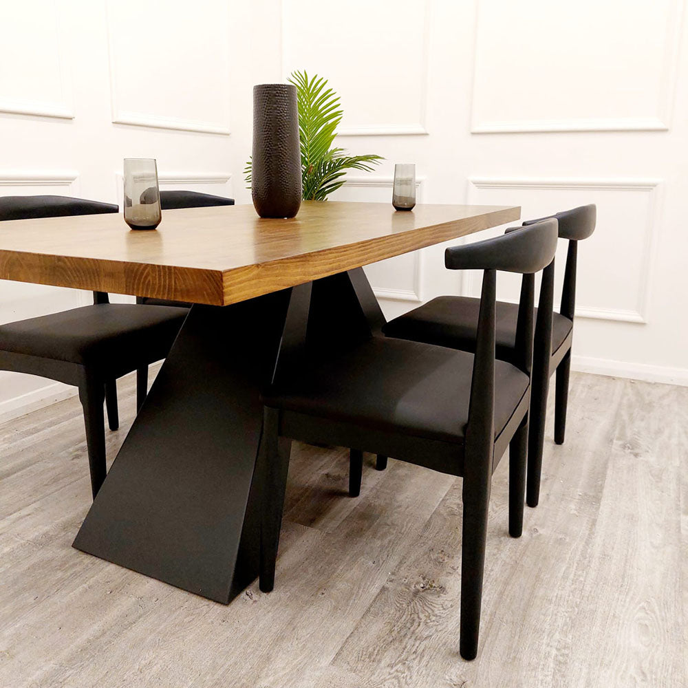 Axel 1.8 Dining Table – Modern 6 Seater Solid Wood Dining Table for Dining Room