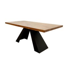 Axel 1.8 Dining Table – Modern 6 Seater Solid Wood Dining Table for Dining Room