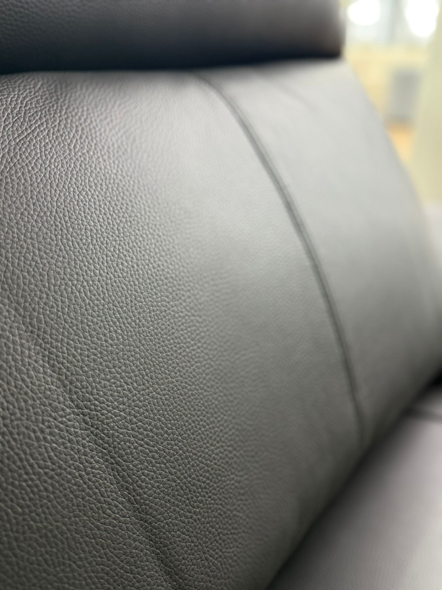 Boston Genuine Leather Electric Recliner Sofa Black 3+2 Set
