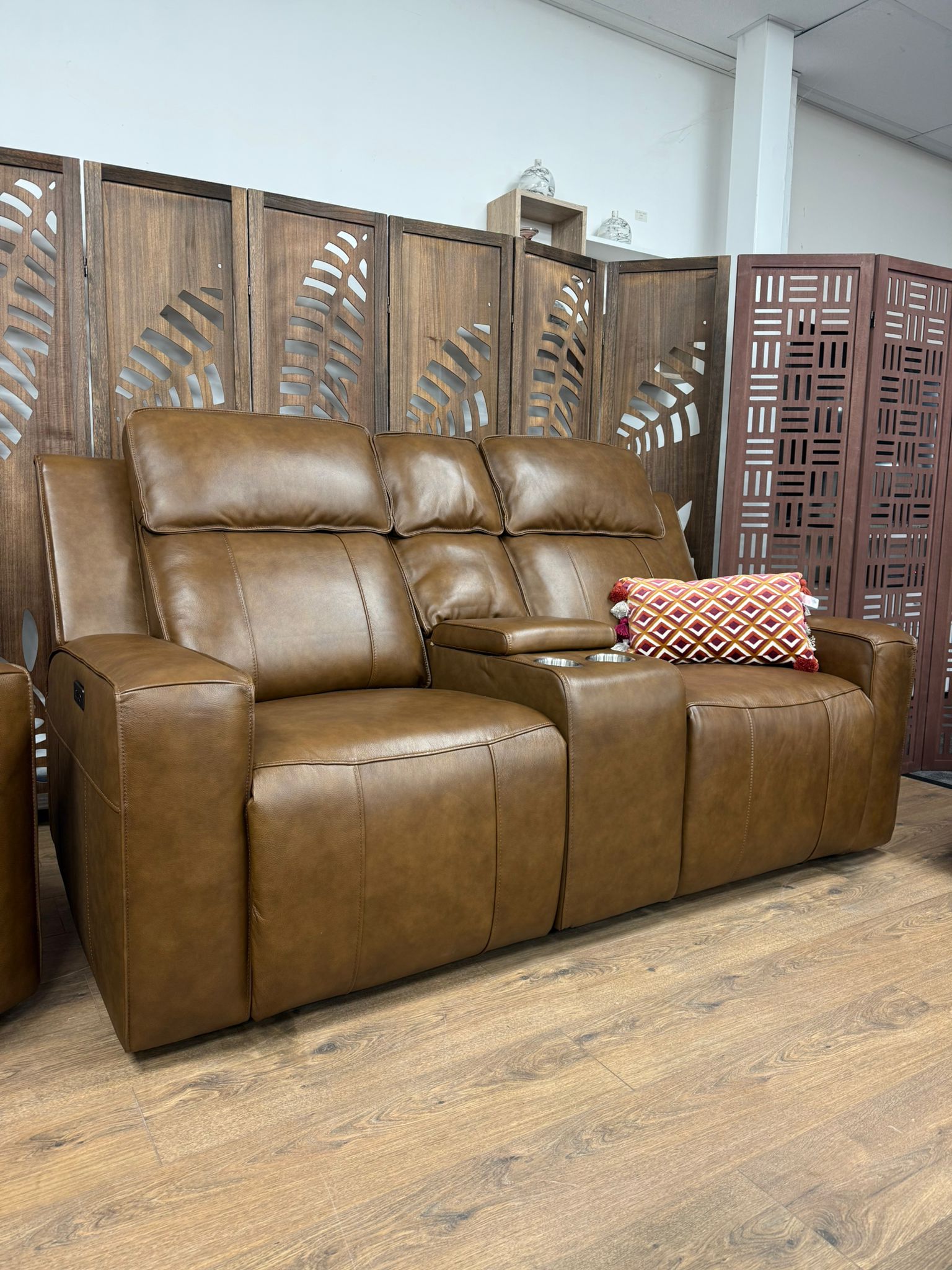 Barcelona Grey 2-Seater Electric Recliner Sofa