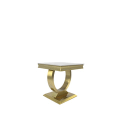Arriana Gold Marble Lamp Table