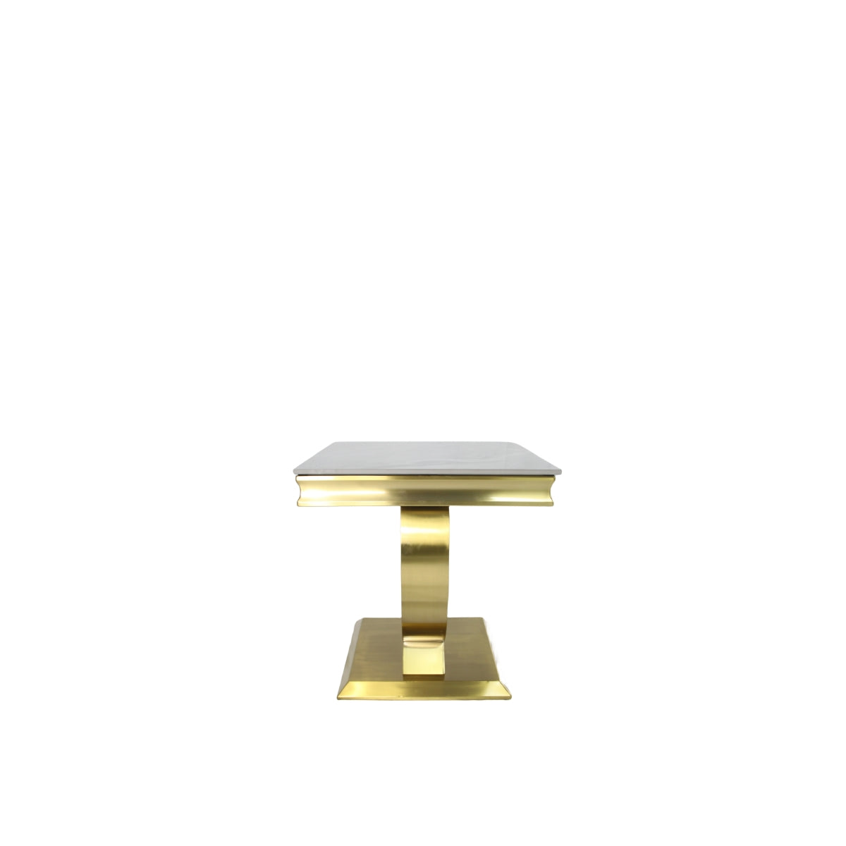 Arriana Gold Marble Lamp Table