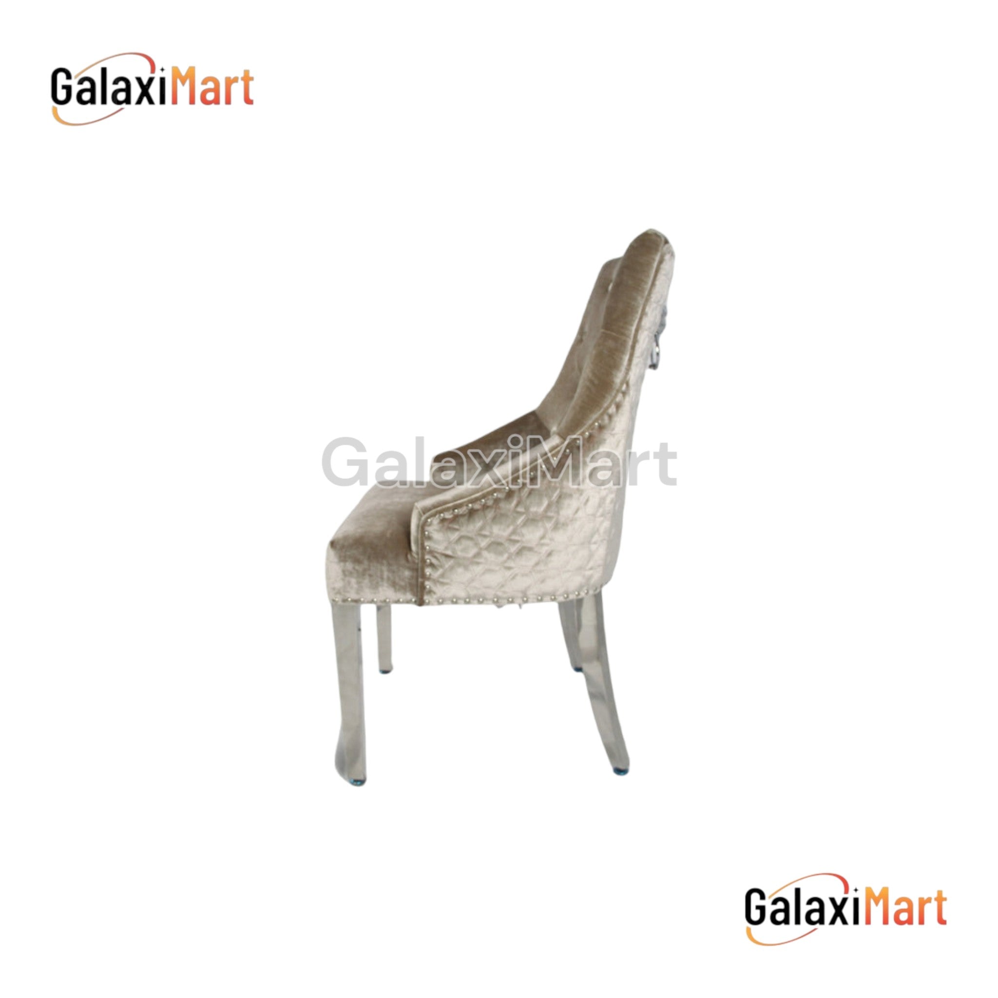Arianna 150/180/200cm Brown Marble Dining Table with Beige Velvet Dining Chairs – Luxury Dining Set
