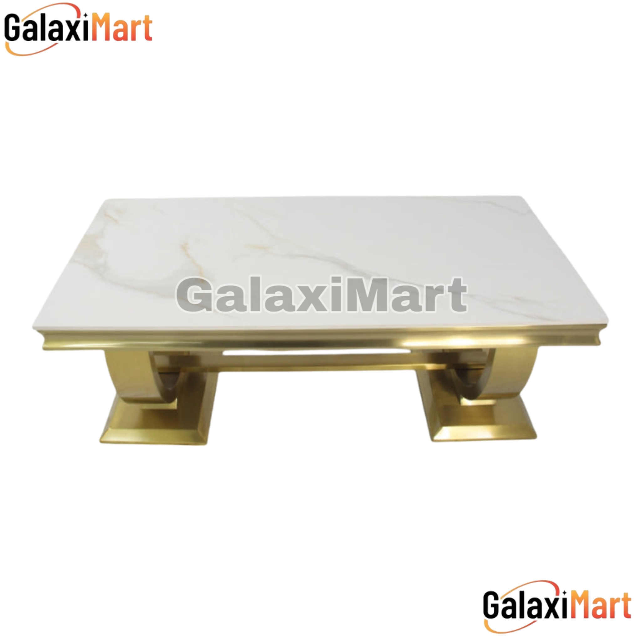 Arriana 120cm Gold Coffee Table