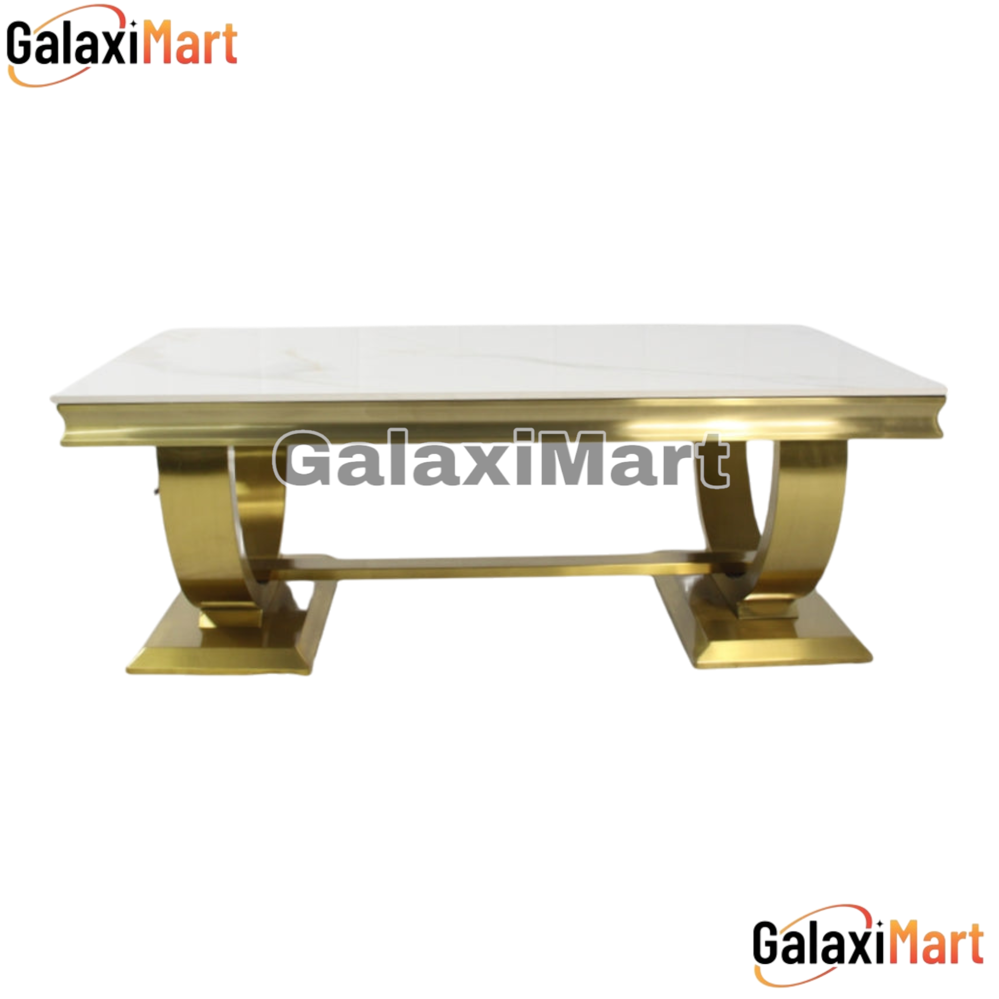 Arriana 120cm Gold Coffee Table