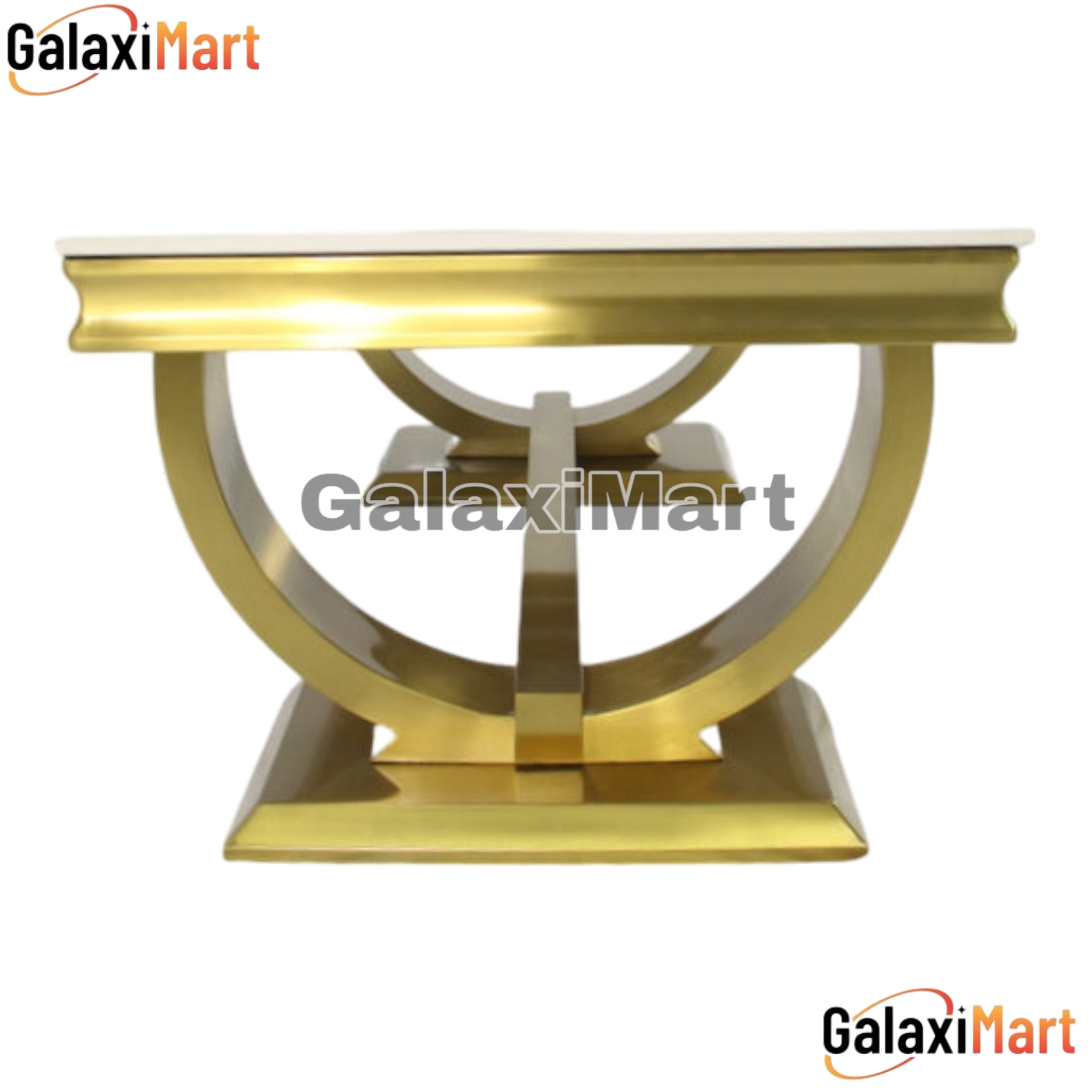 Arriana 120cm Gold Coffee Table
