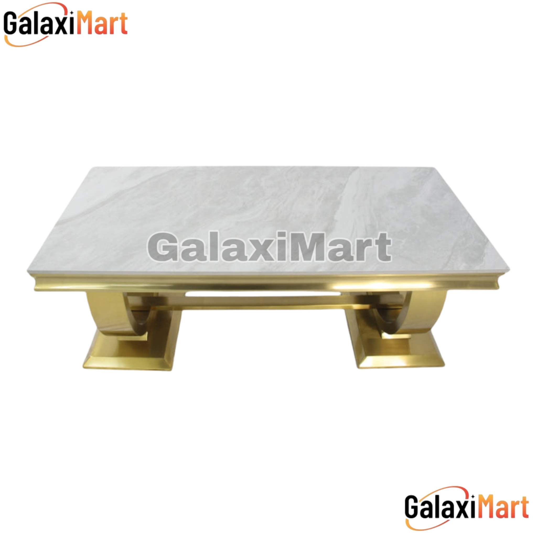 Arriana 120cm Gold Coffee Table
