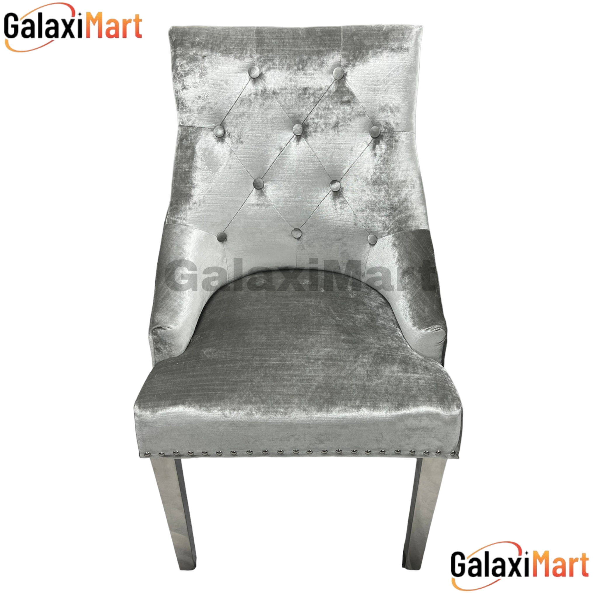 Bologna 130cm Round Mixed Brown Marble Dining Table with Mink Plain Back Ring Knocker Velvet Dining Chairs