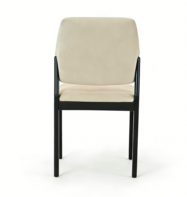 Almira 180cm Walnut & Travertine Dining Table with Mira Walnut & Cream Upholstered Chairs Modern Elegant Luxury Dining Set