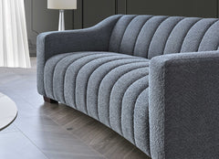 Astoria 3 Seater Sofa in Iron Boucle