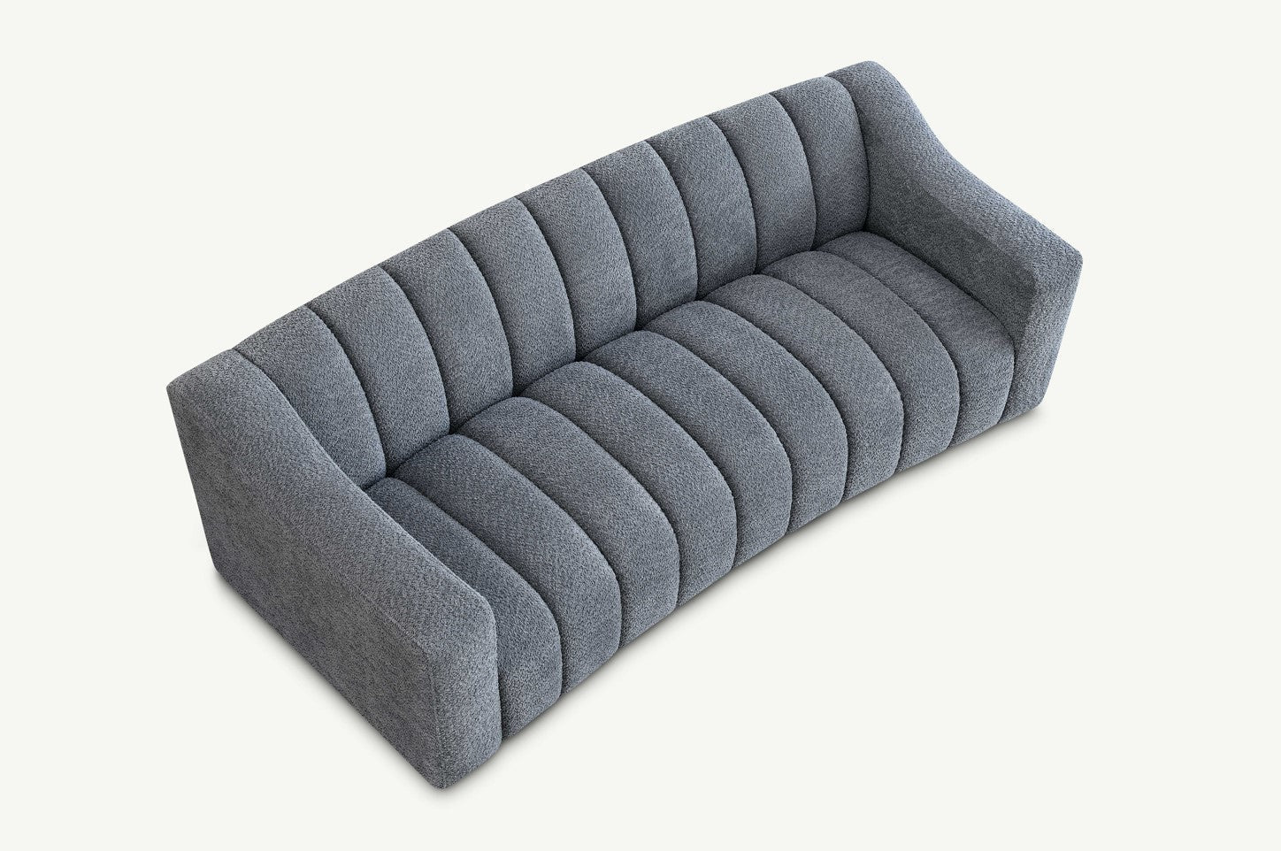 Astoria 3 Seater Sofa in Iron Boucle