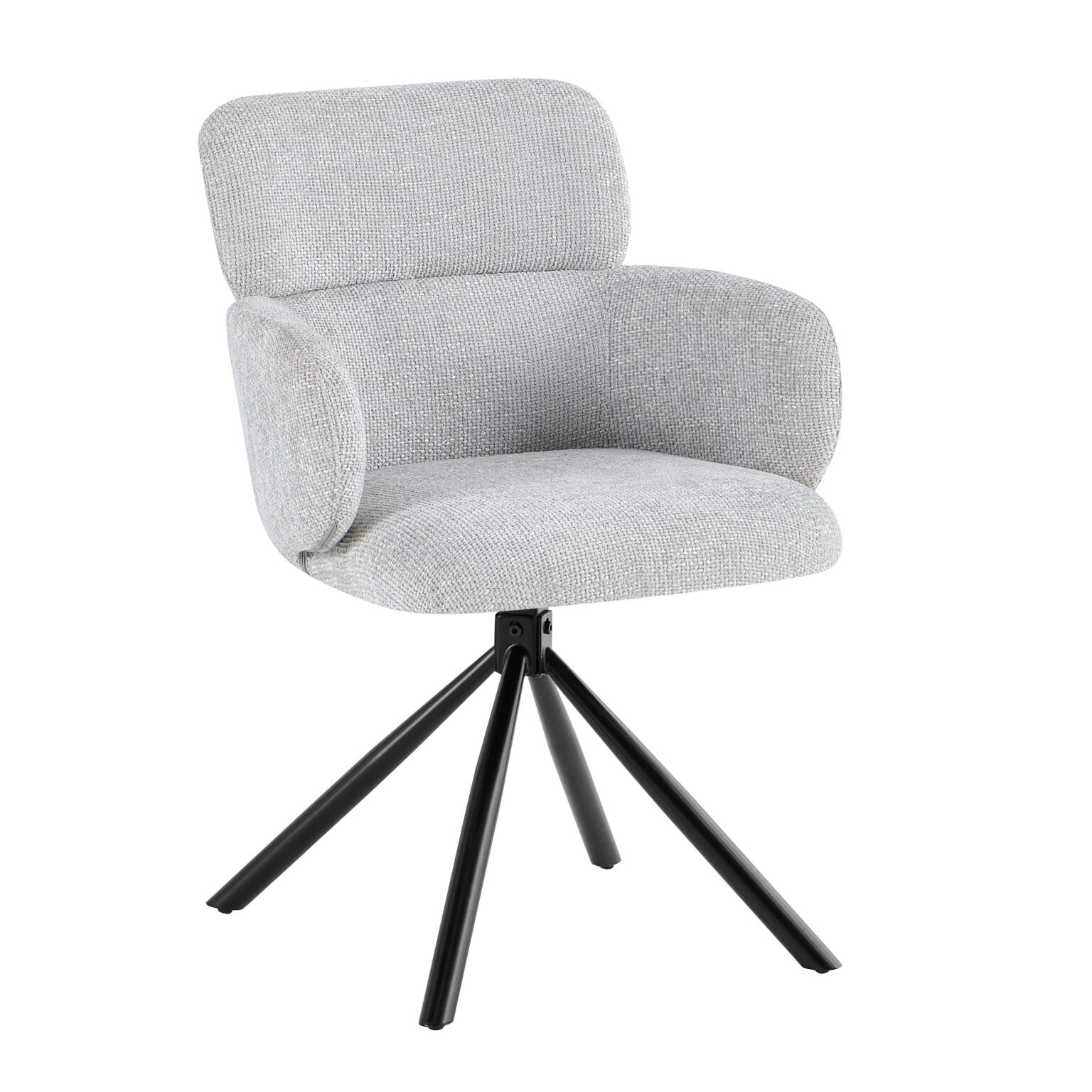 Cambridge Sintered Stone Extendable Dining Table Beige with Tunscay Grey Dining Chairs | GalaxiMart