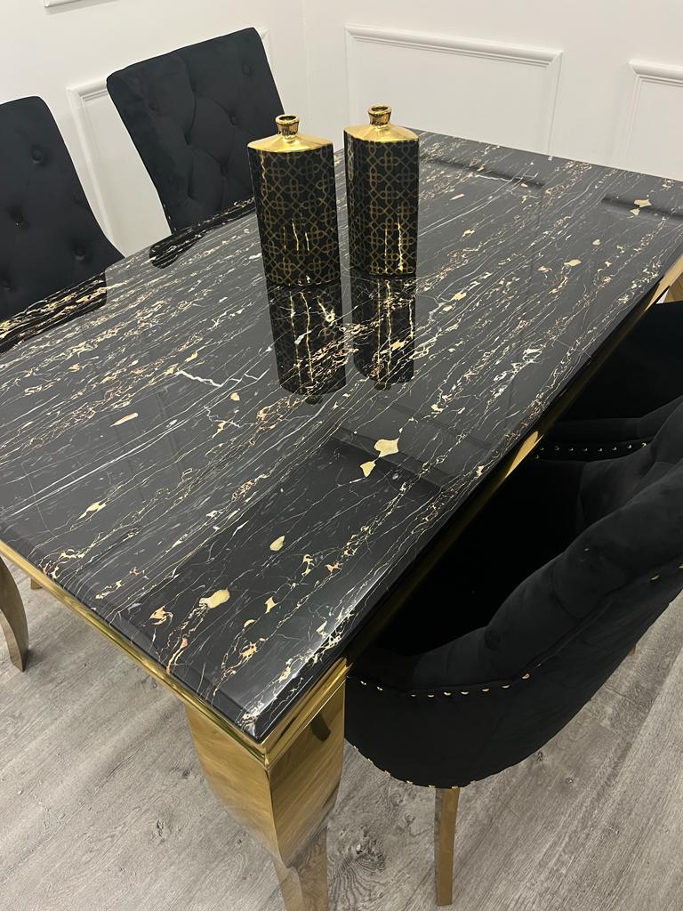 Astra Velvet Dining Chair Beige/Black/Rust/Champagne