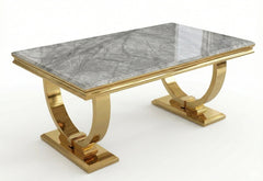 Arianna Grey Marble Coffee Table