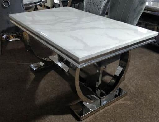 Arianna Dining Table – Modern 6 Seater Dining Table for Dining Room