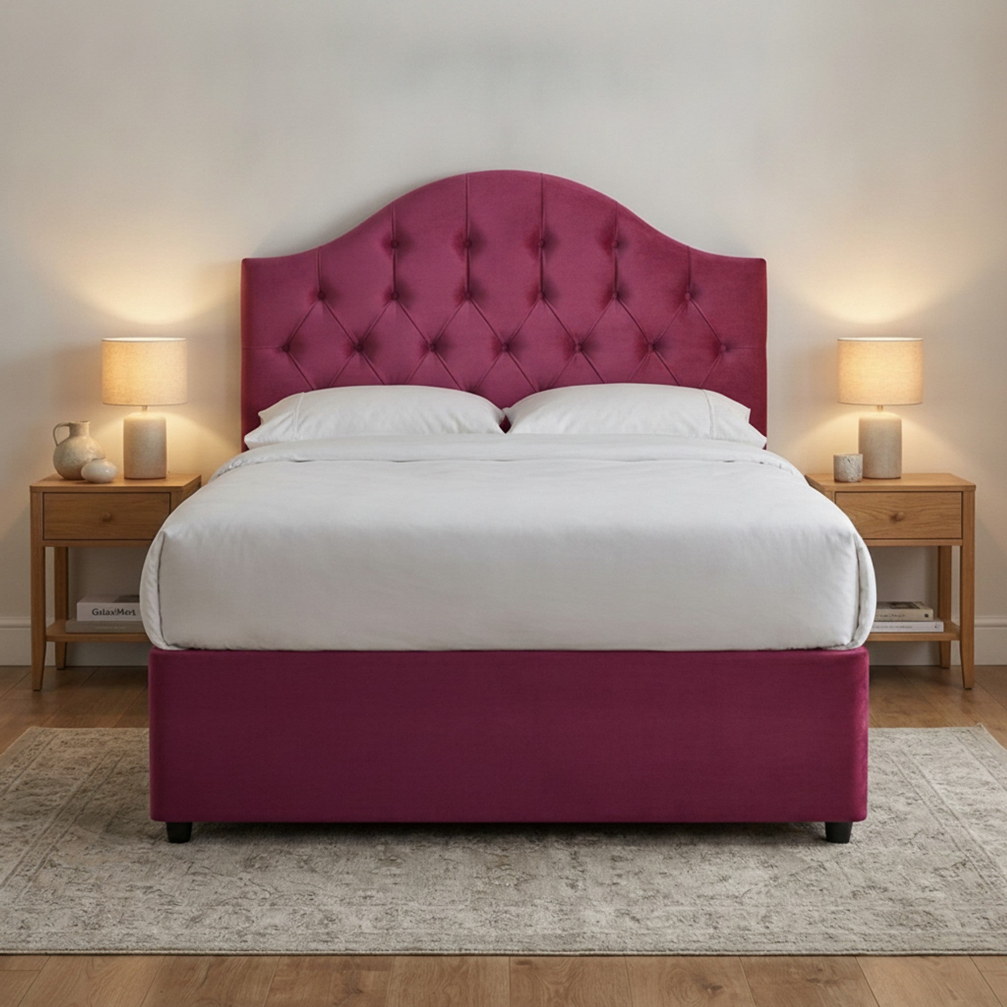 Artisan Divan Bed with Storage | Single, Double & King Size | 25 Fabric Colours