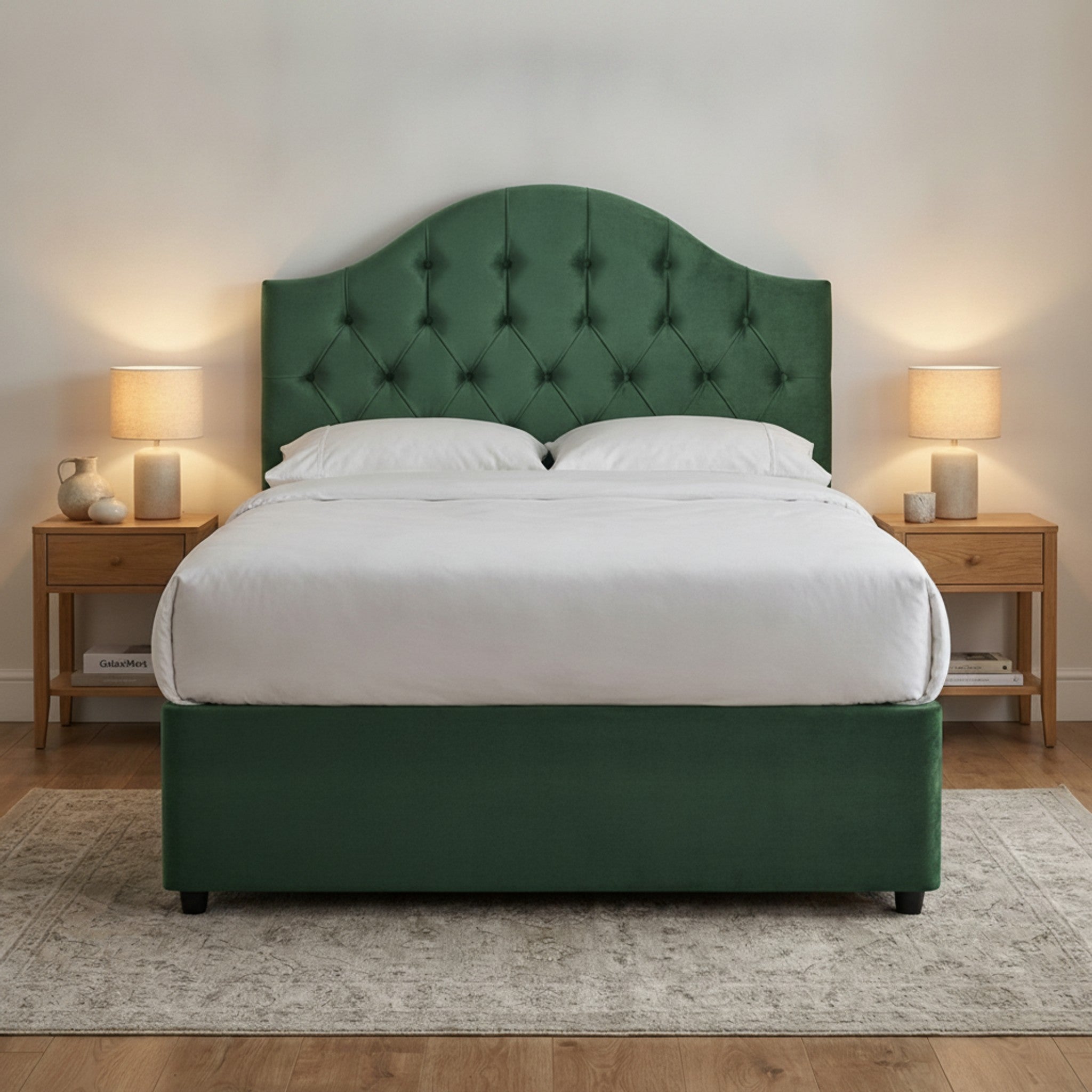 Artisan Divan Bed with Storage | Single, Double & King Size | 25 Fabric Colours