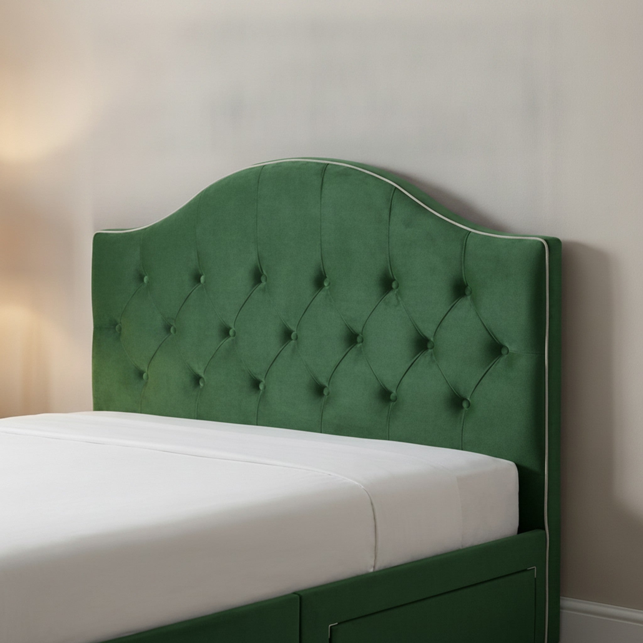 Artisan Divan Bed with Storage | Single, Double & King Size | 25 Fabric Colours