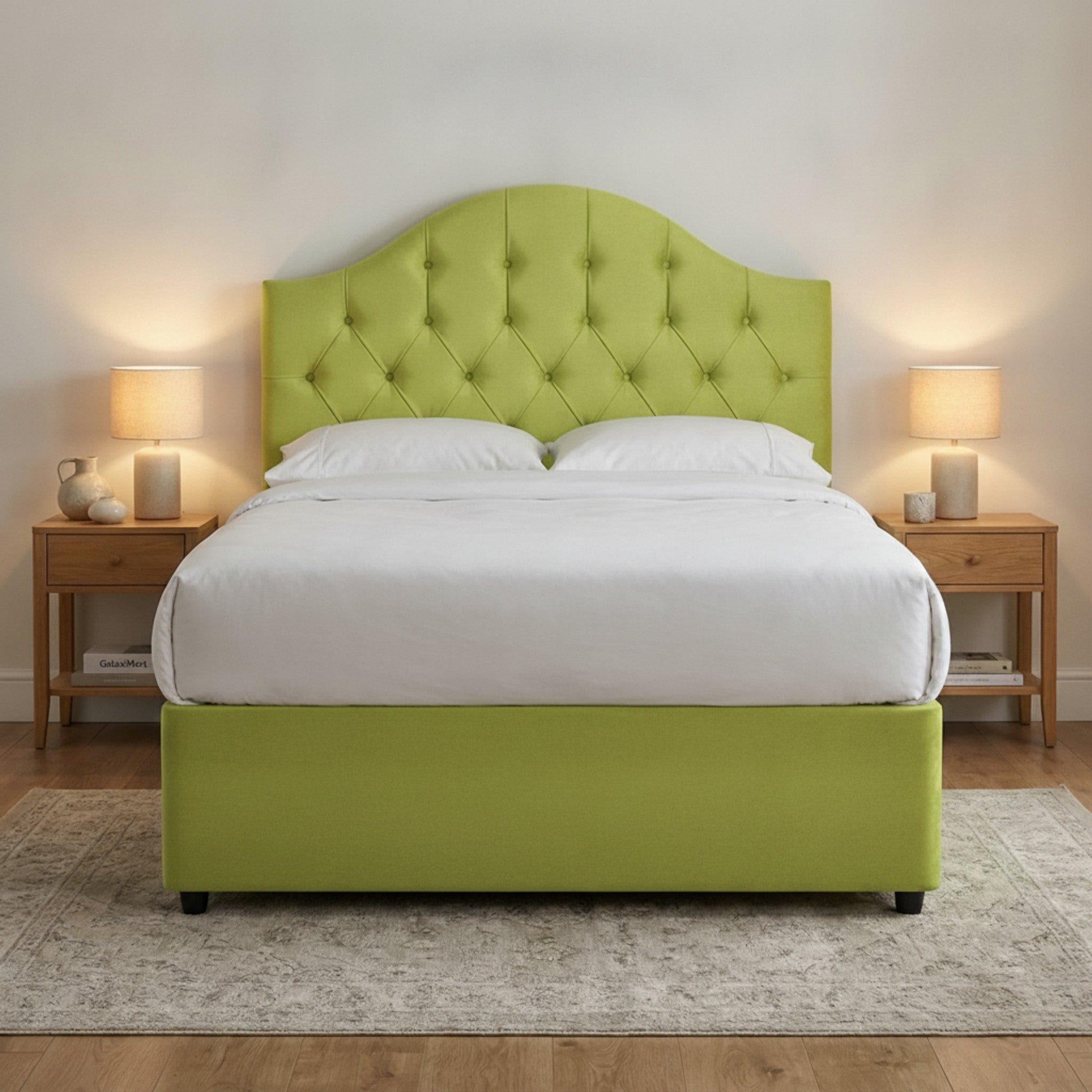 Artisan Divan Bed with Storage | Single, Double & King Size | 25 Fabric Colours
