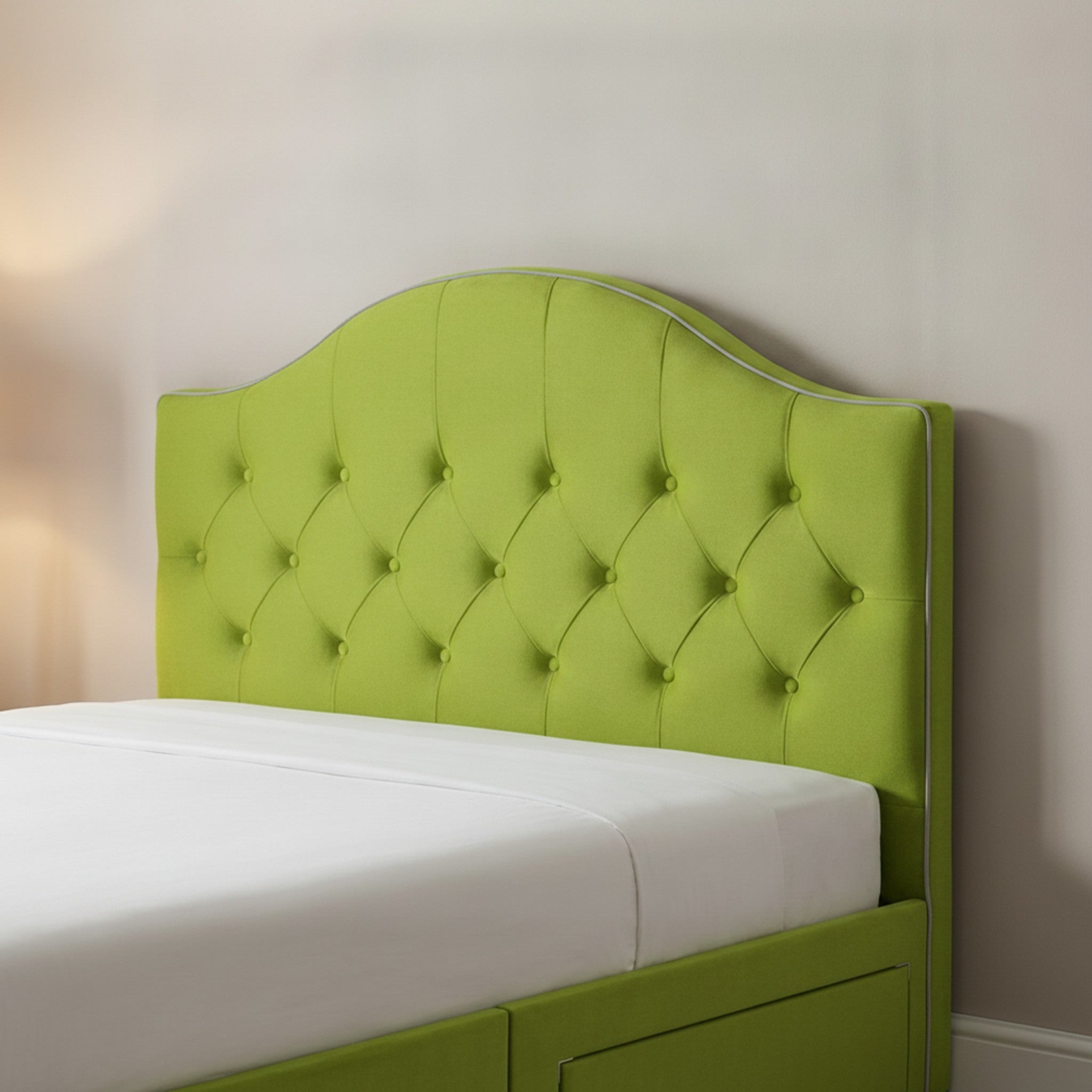 Artisan Divan Bed with Storage | Single, Double & King Size | 25 Fabric Colours