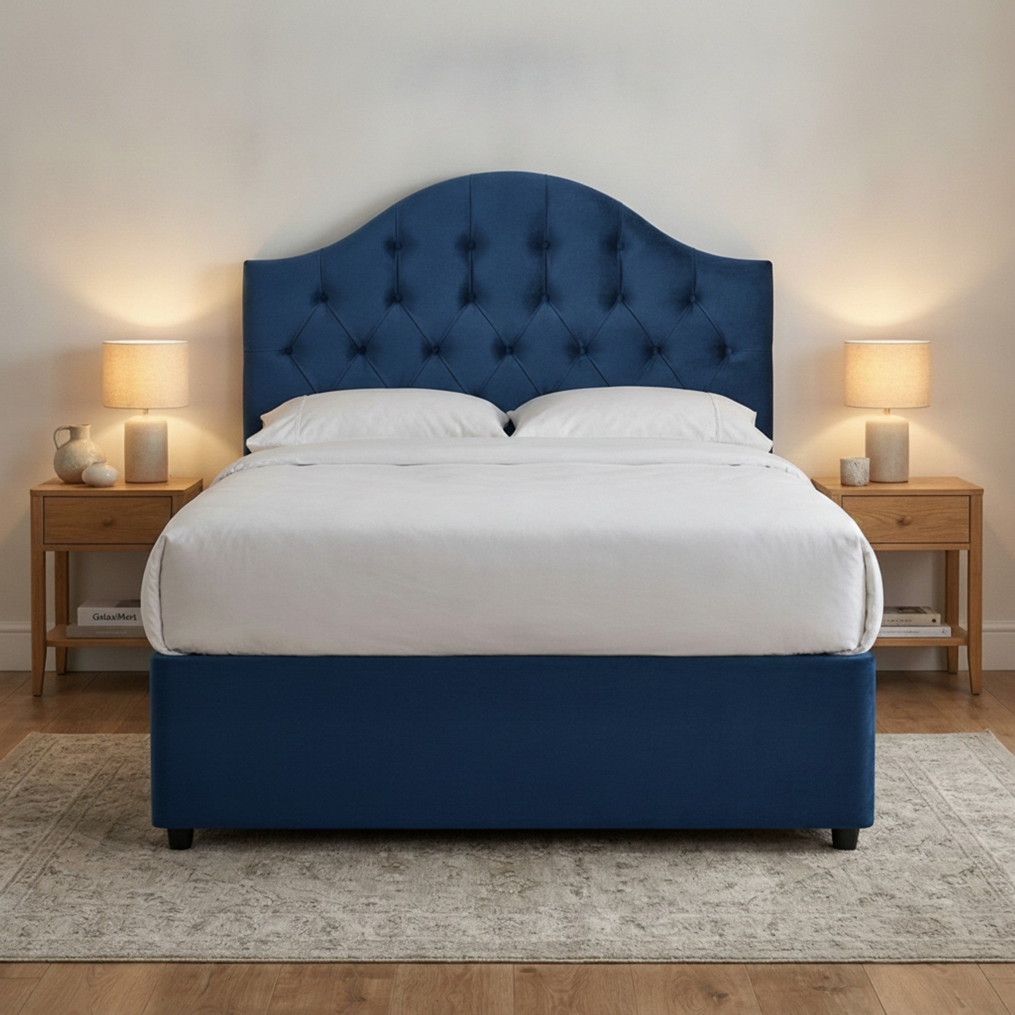 Artisan Divan Bed with Storage | Single, Double & King Size | 25 Fabric Colours