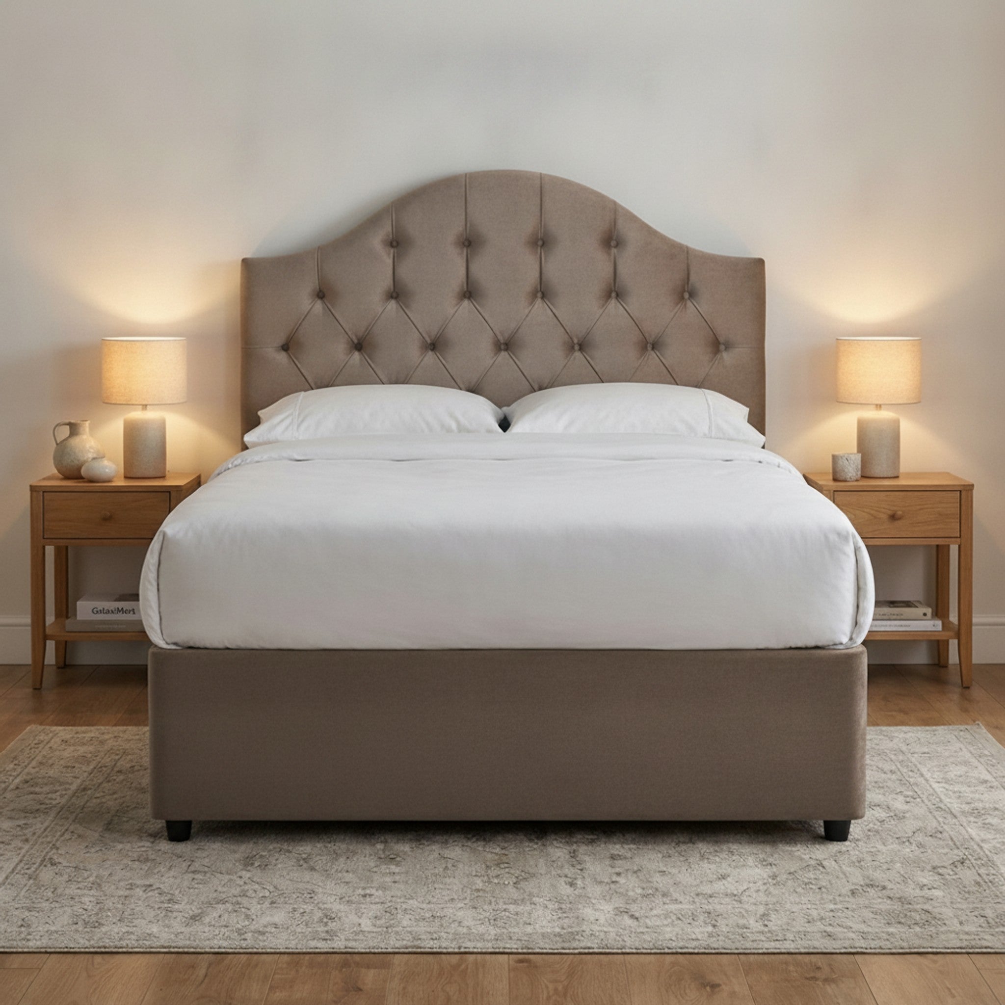Artisan Divan Bed with Storage | Single, Double & King Size | 25 Fabric Colours