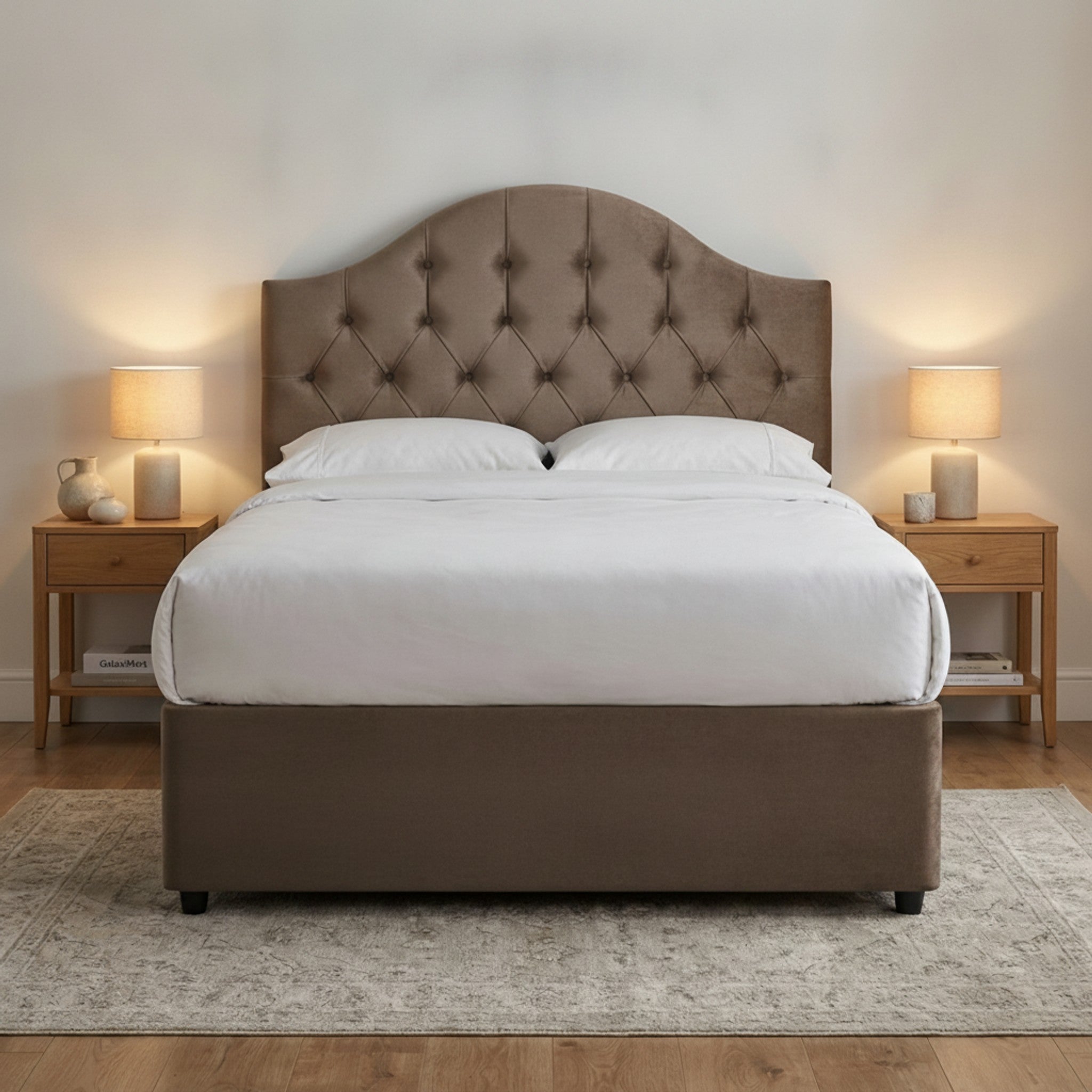 Artisan Divan Bed with Storage | Single, Double & King Size | 25 Fabric Colours