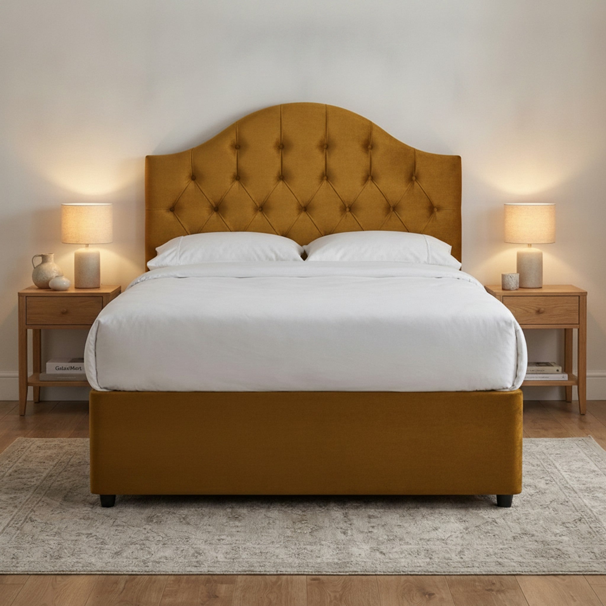 Artisan Divan Bed with Storage | Single, Double & King Size | 25 Fabric Colours