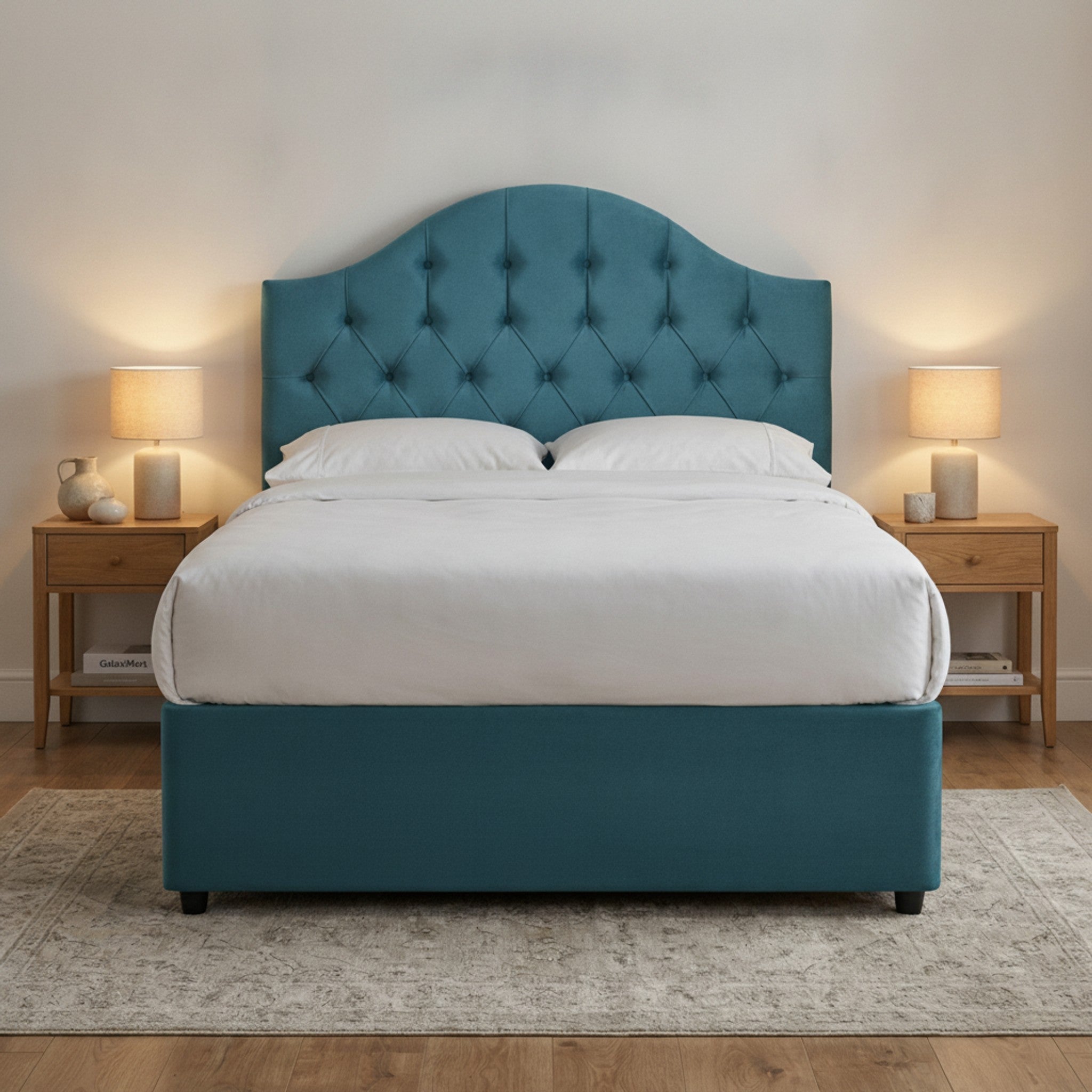 Artisan Divan Bed with Storage | Single, Double & King Size | 25 Fabric Colours