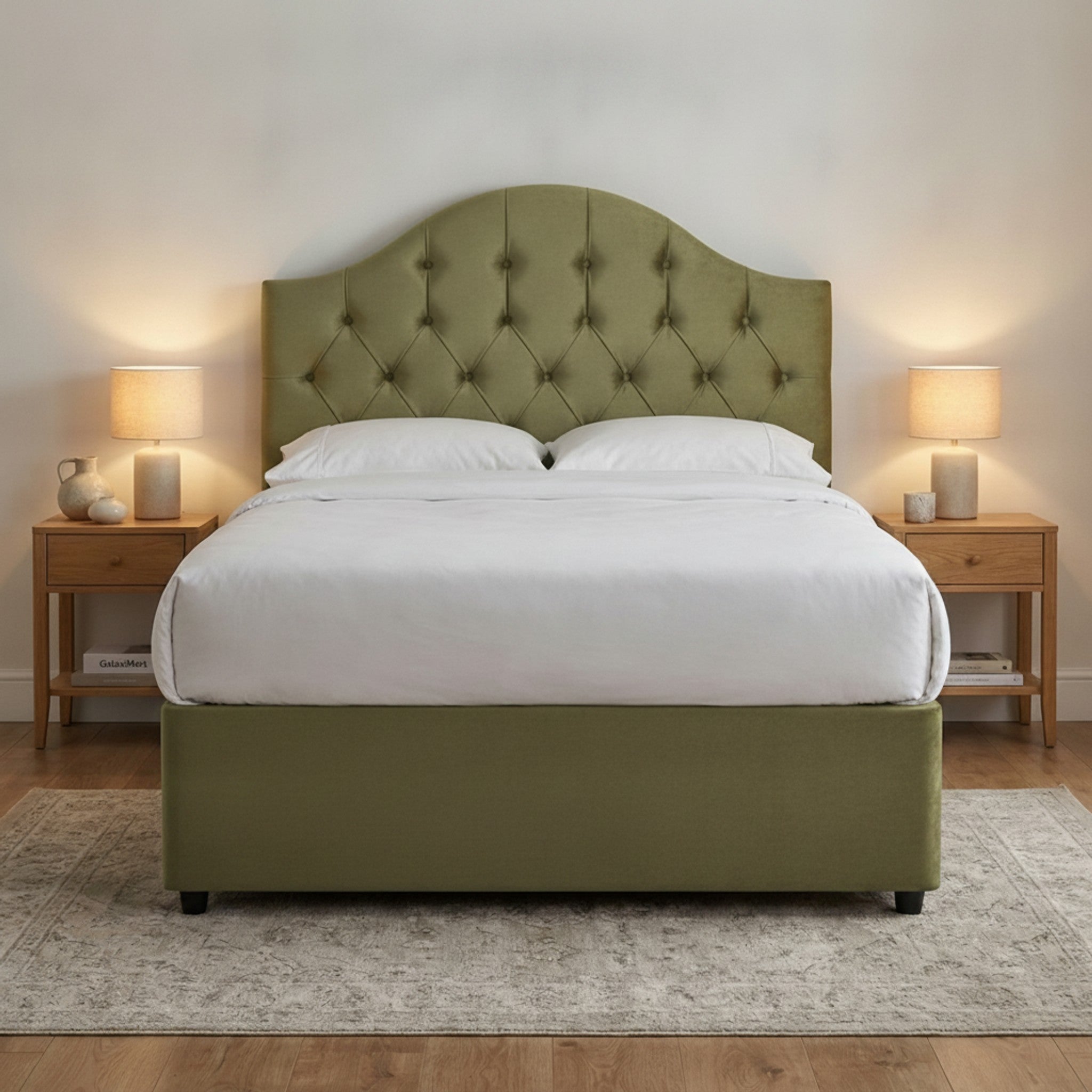 Artisan Divan Bed with Storage | Single, Double & King Size | 25 Fabric Colours