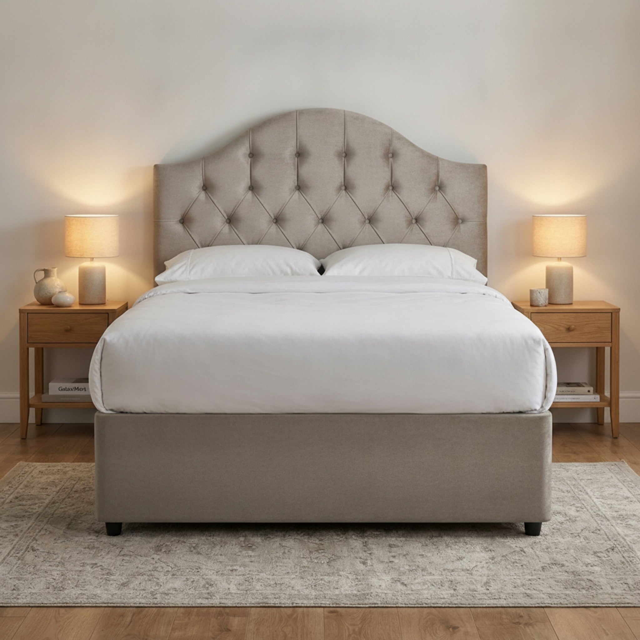 Artisan Divan Bed with Storage | Single, Double & King Size | 25 Fabric Colours
