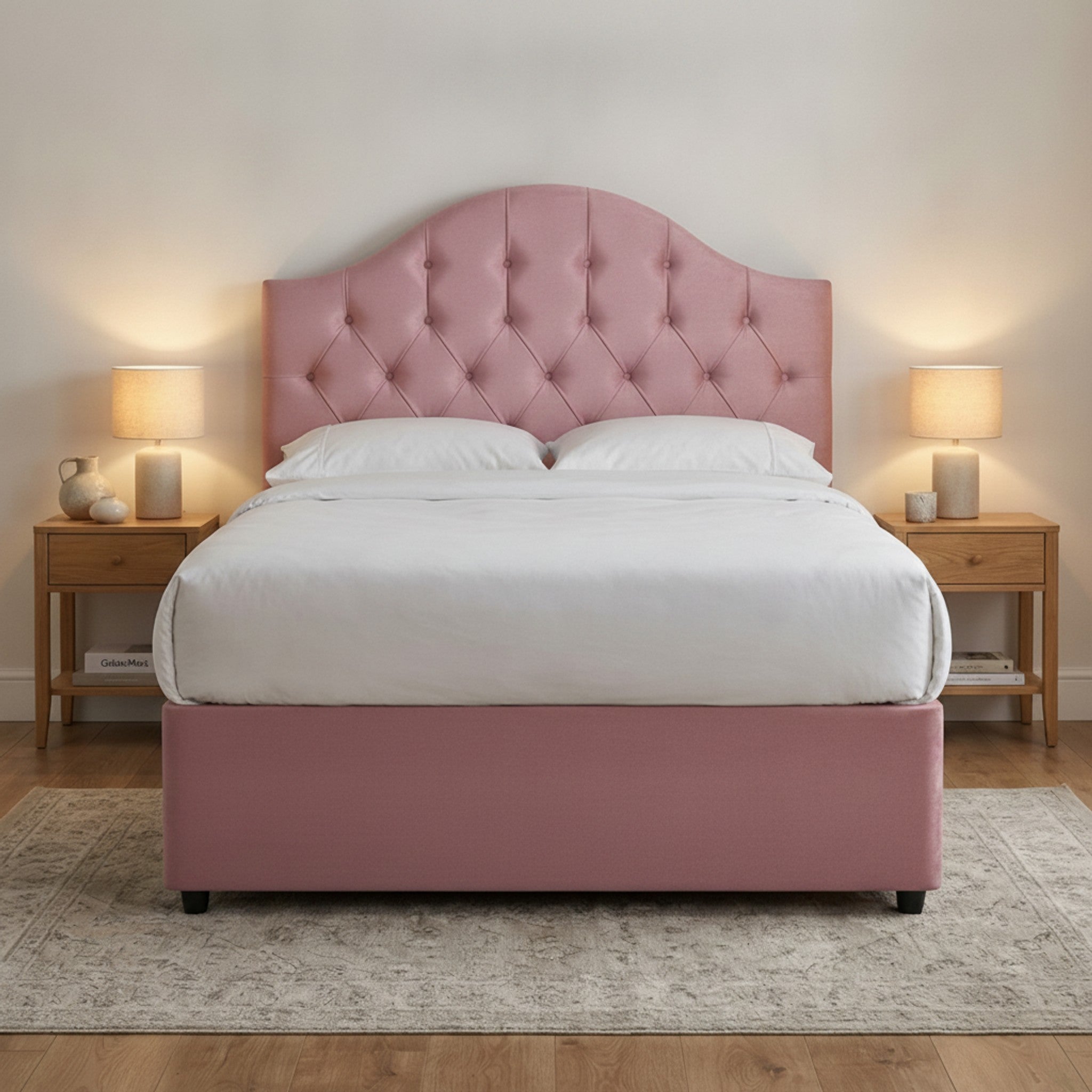 Artisan Divan Bed with Storage | Single, Double & King Size | 25 Fabric Colours