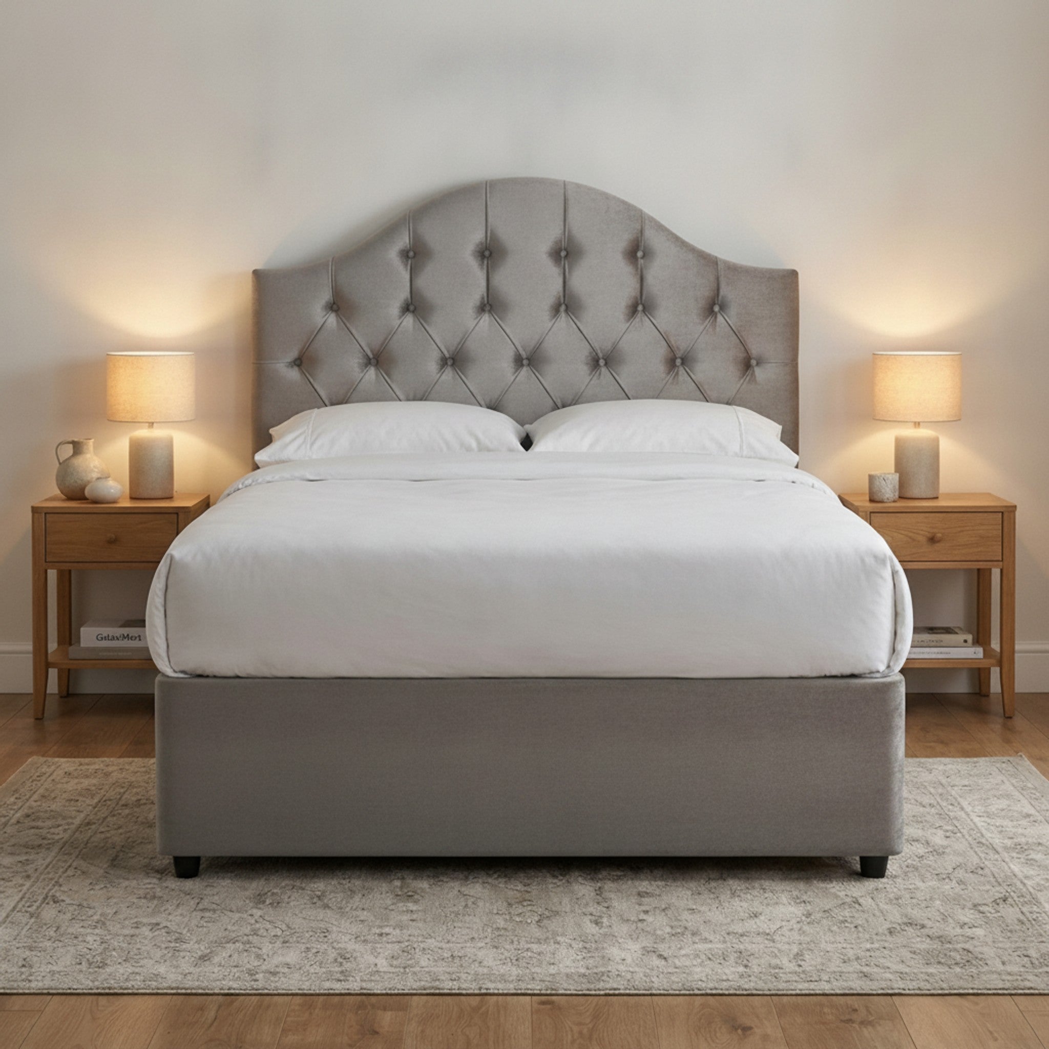 Artisan Divan Bed with Storage | Single, Double & King Size | 25 Fabric Colours