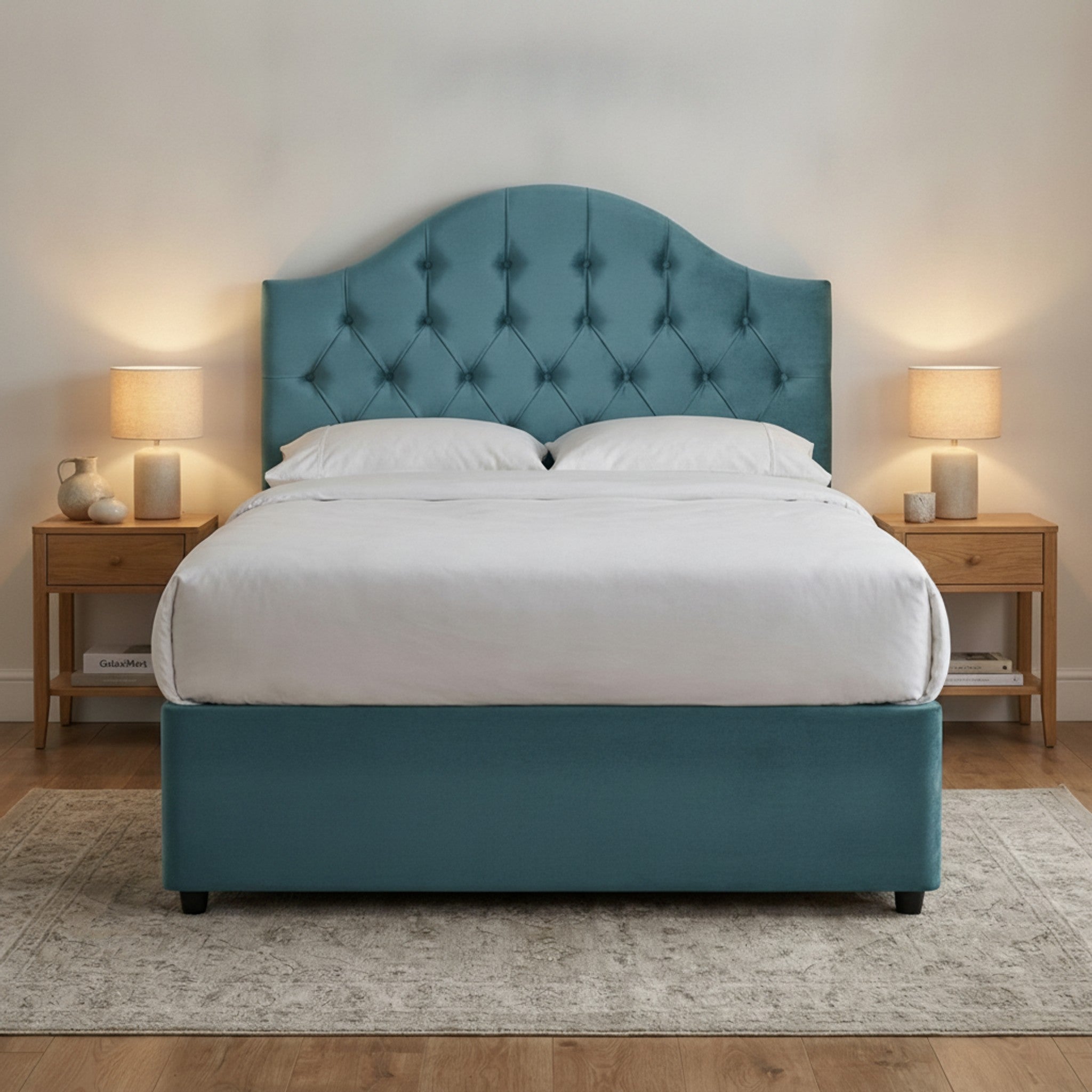 Artisan Divan Bed with Storage | Single, Double & King Size | 25 Fabric Colours