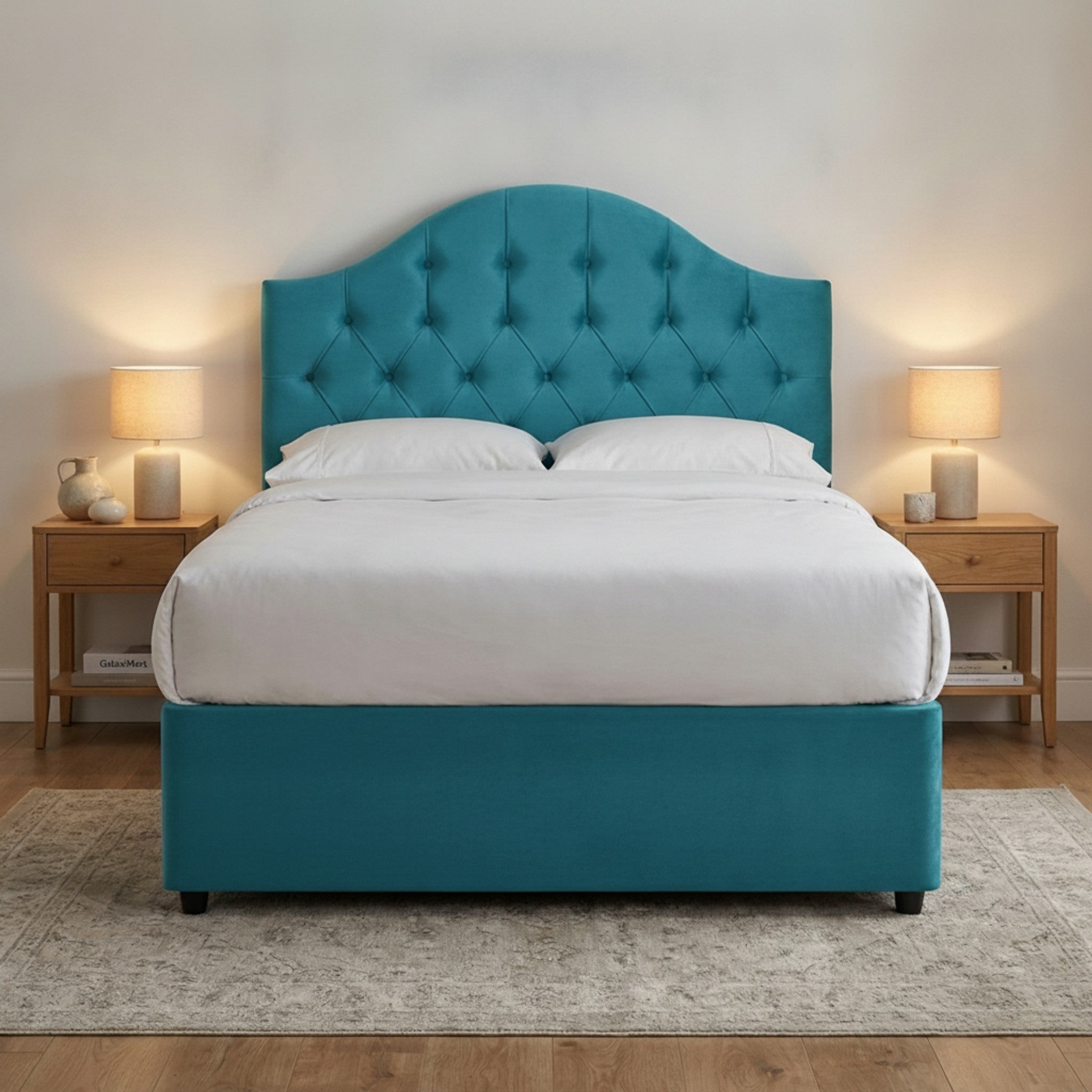 Artisan Divan Bed with Storage | Single, Double & King Size | 25 Fabric Colours