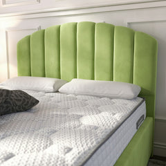 Berkshire Lime Ottoman Bed - Gas-Lift Storage & Style