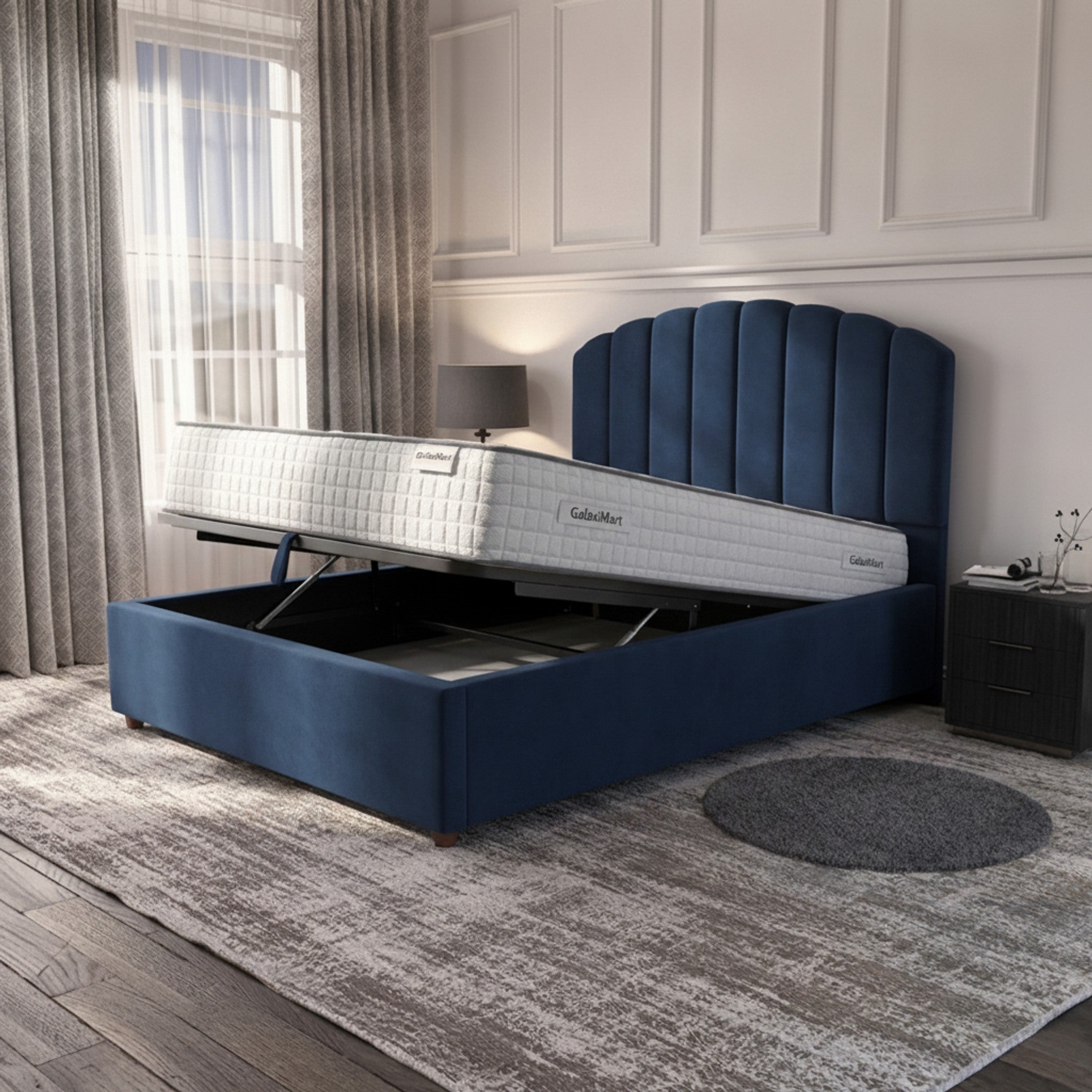 Berkshire Marine Ottoman Bed with Gas-Lift Storage