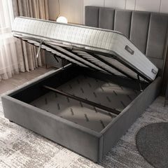 Bristol Grey Ottoman Bed with Storage