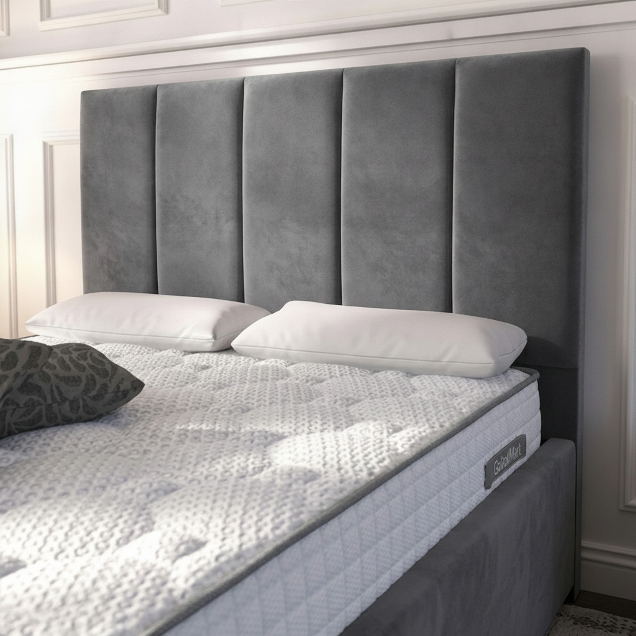 Bristol Grey Ottoman Bed with Storage