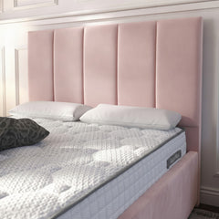 Bristol Pink Ottoman Bed with Gas-Lift Storage