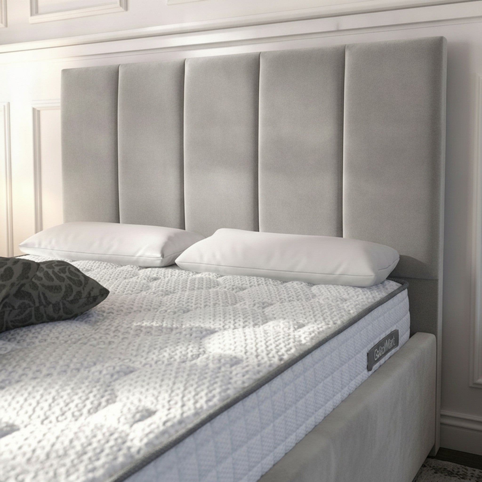 Bristol Pebble Ottoman Bed with Gas-Lift Storage