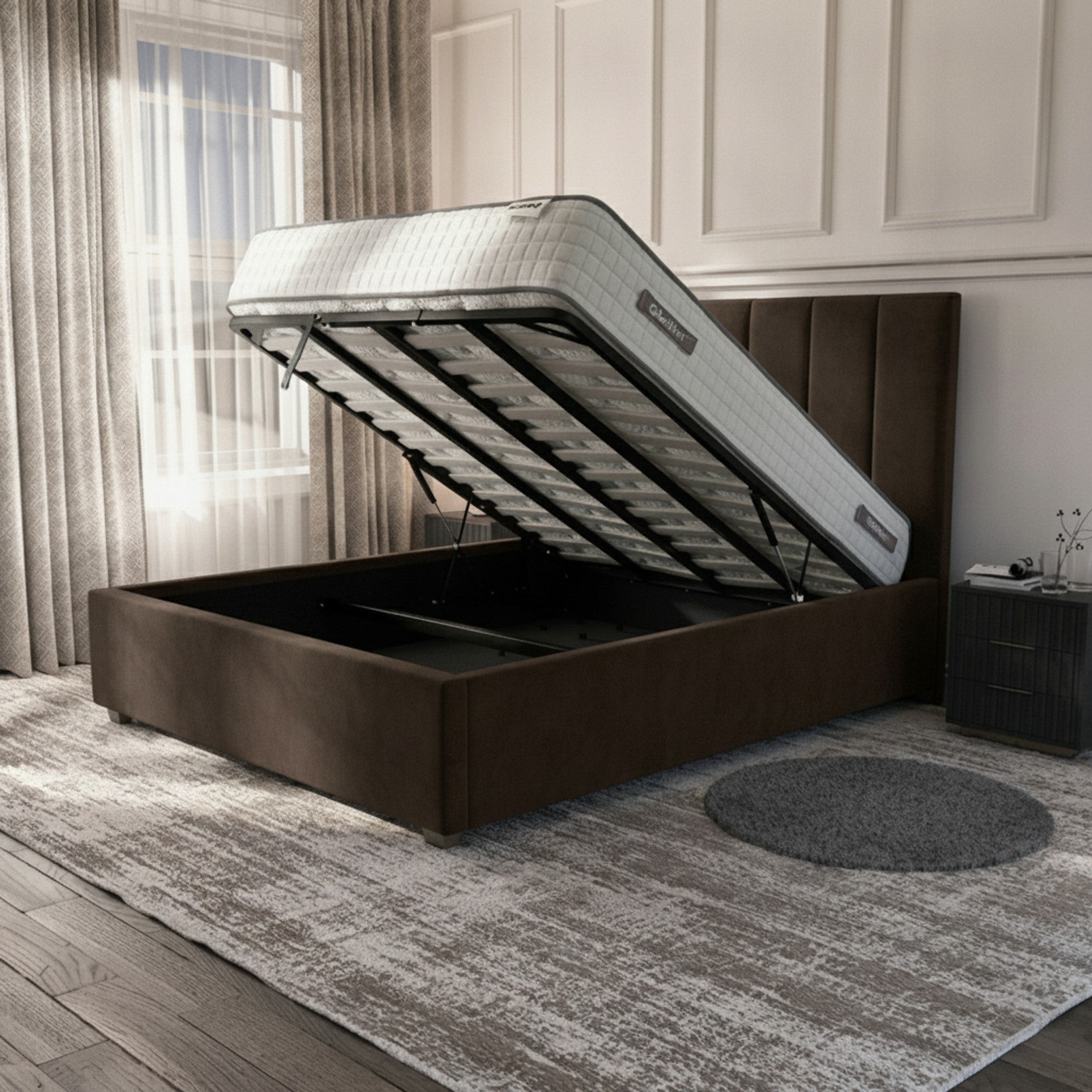 Bristol Ottoman Bed - Bourneville Luxury Storage