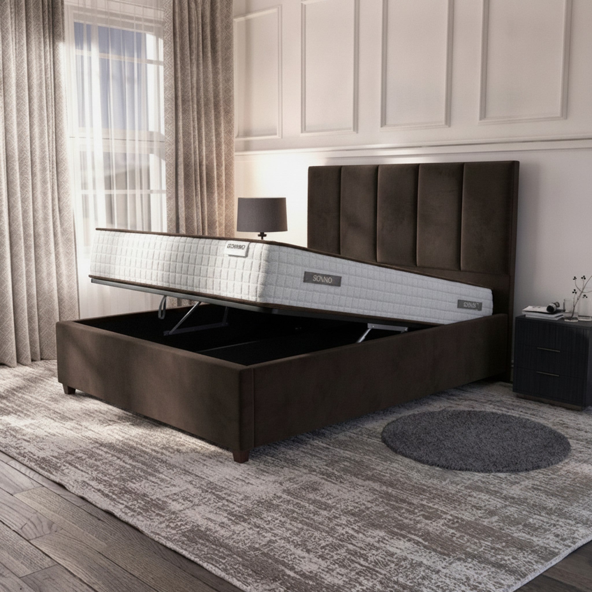 Bristol Ottoman Bed - Bourneville Luxury Storage