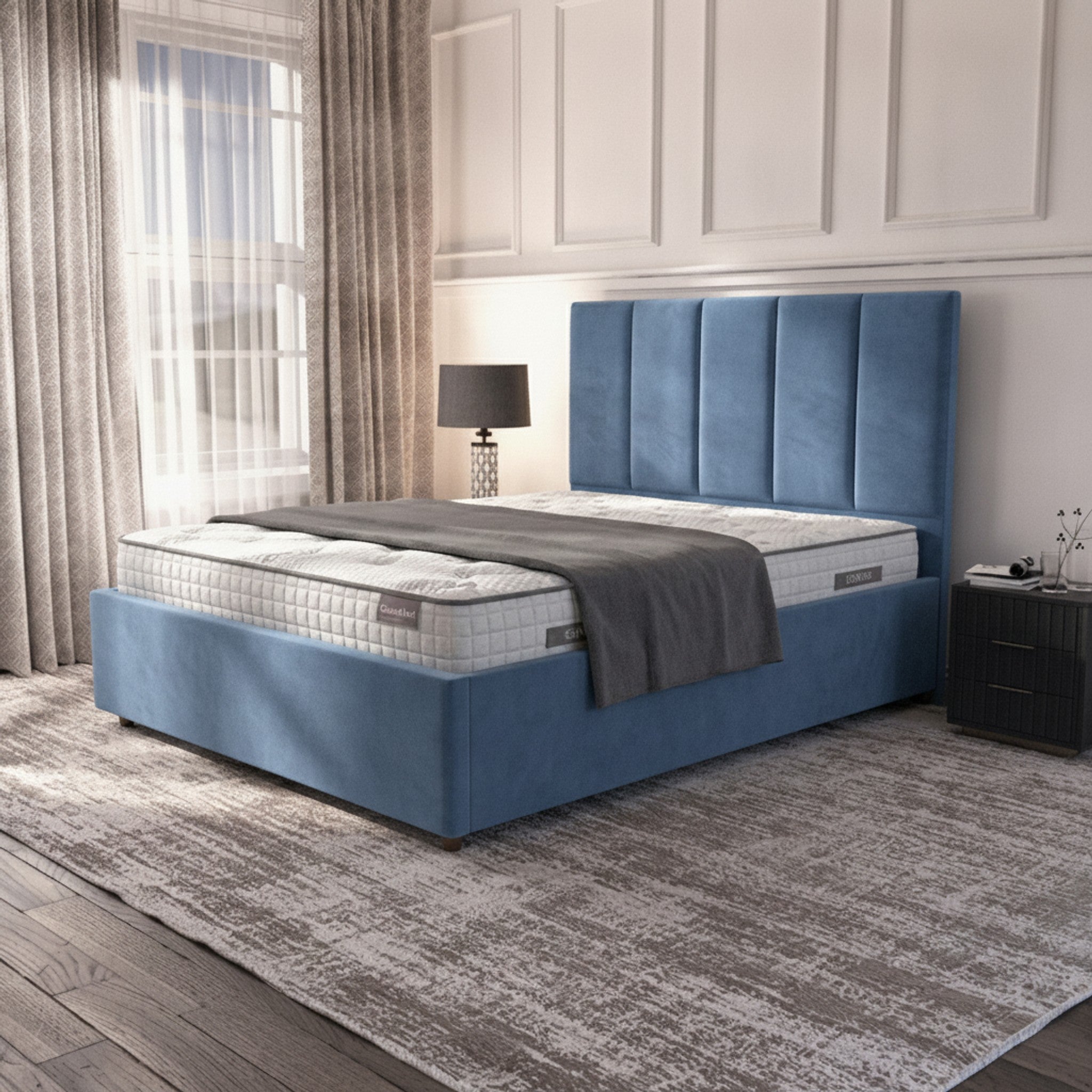 Bristol Sky Ottoman Bed with Gas-Lift Storage