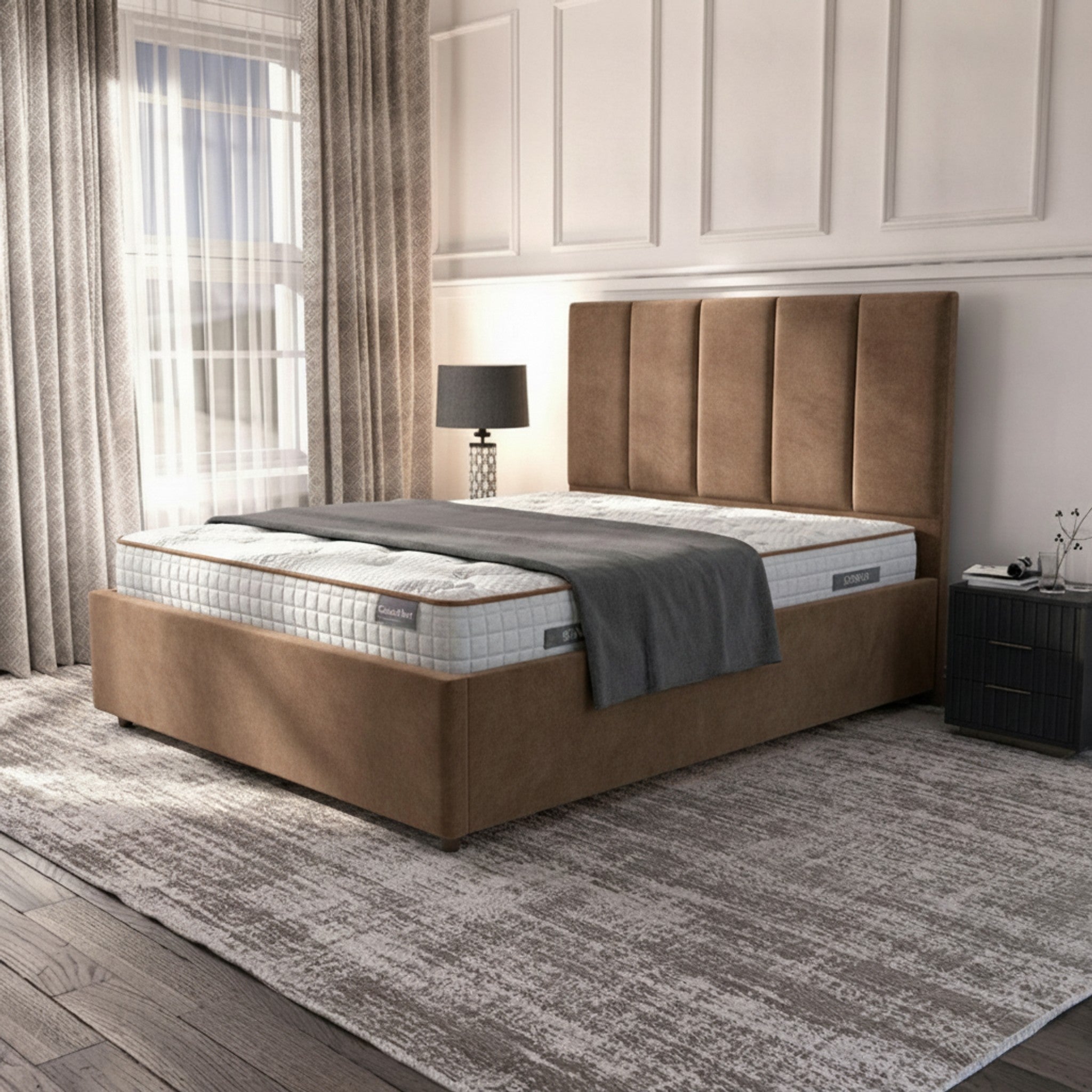 Bristol Mole Ottoman Bed with Gas-Lift Storage