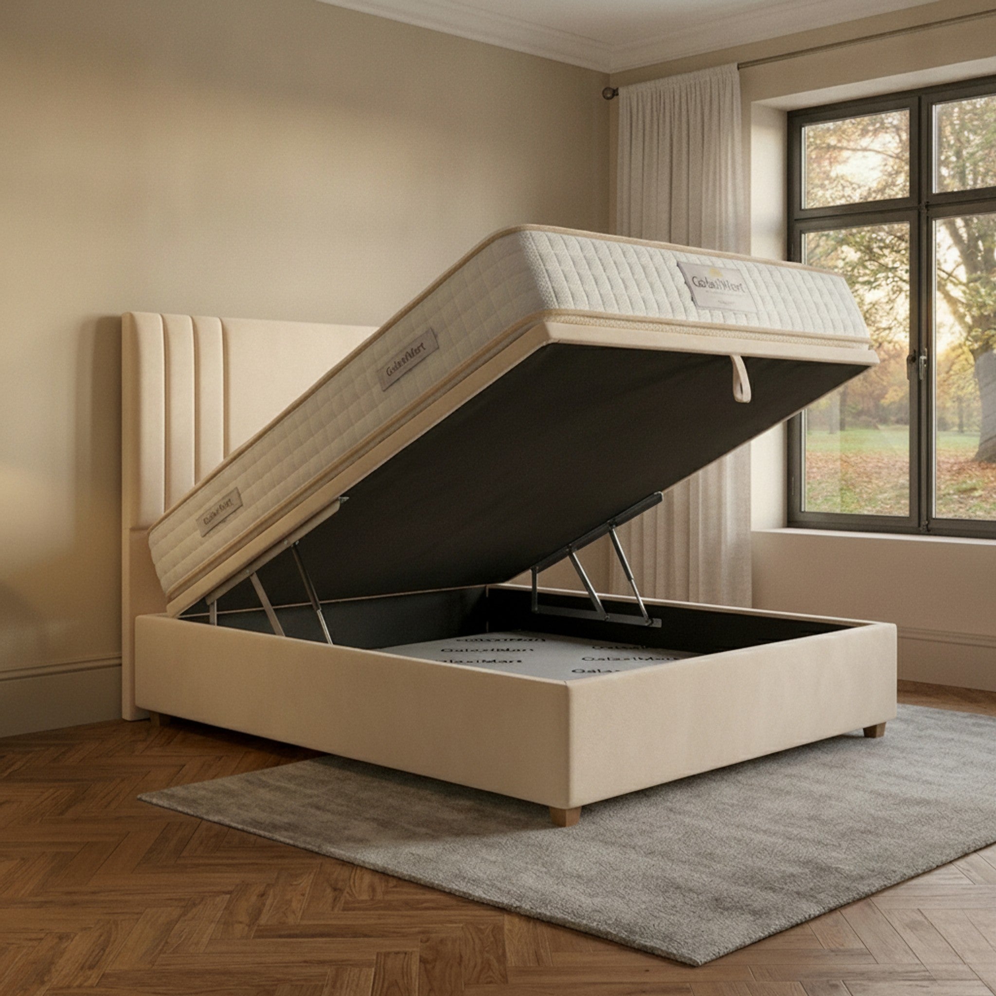 Burlington Ottoman Bed - Cream