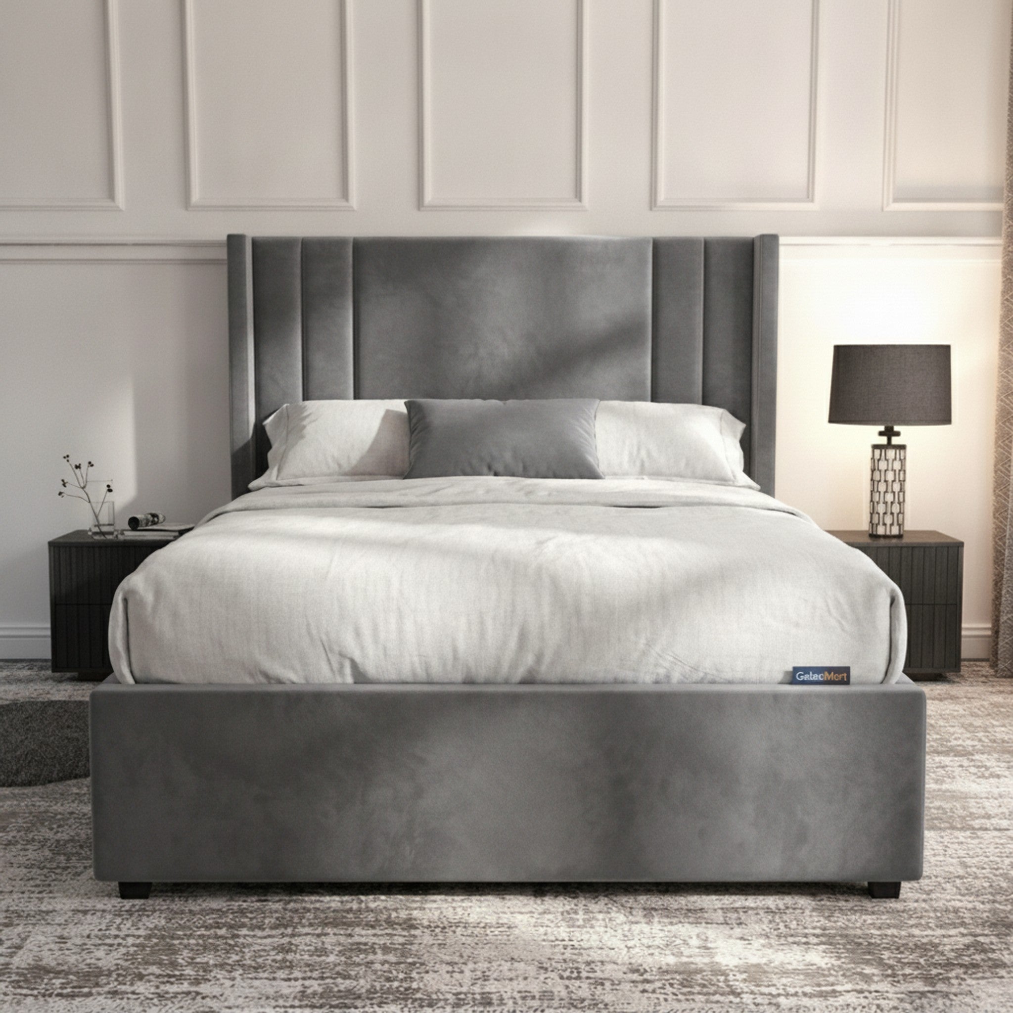 Burlington Ottoman Bed - Steel